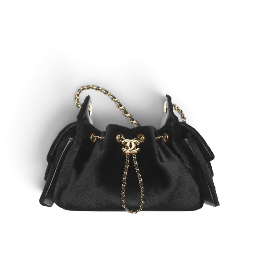 Chanel 25 Mini Lambskin Black