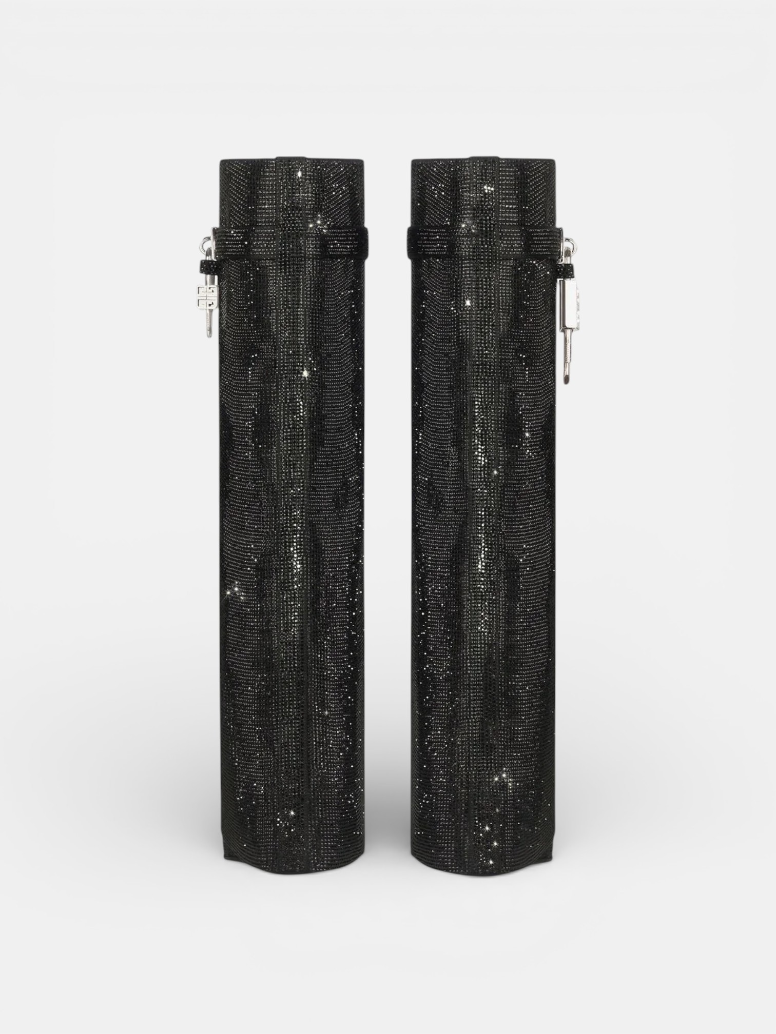 Givenchy Givenchy Shark Lock Boots with Strass Black – side profile view in premium quality with AA+ craftsmanship
