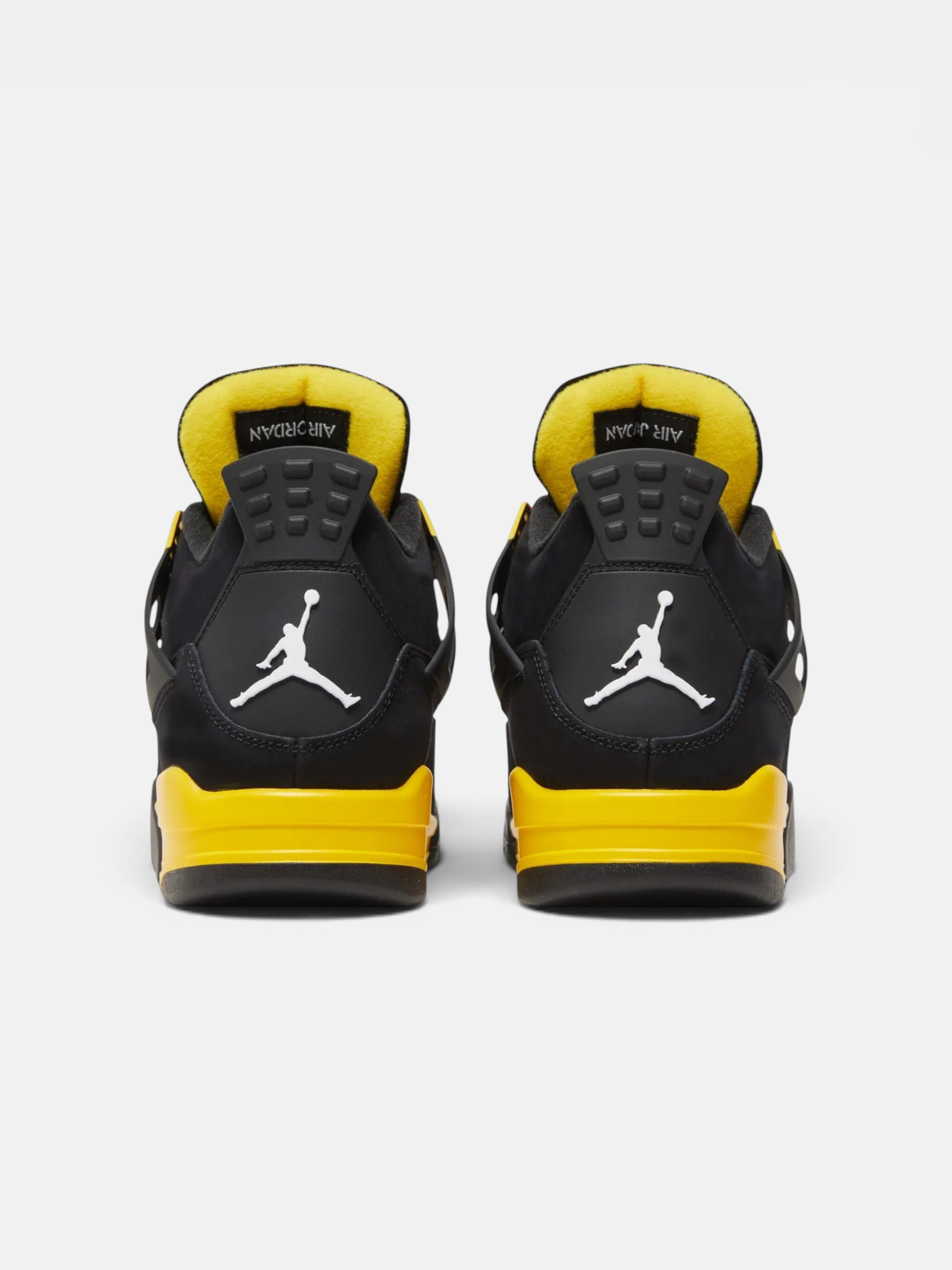 Jordan Jordan 4 Retro Thunder – close-up detail view in premium quality with AA+ craftsmanship