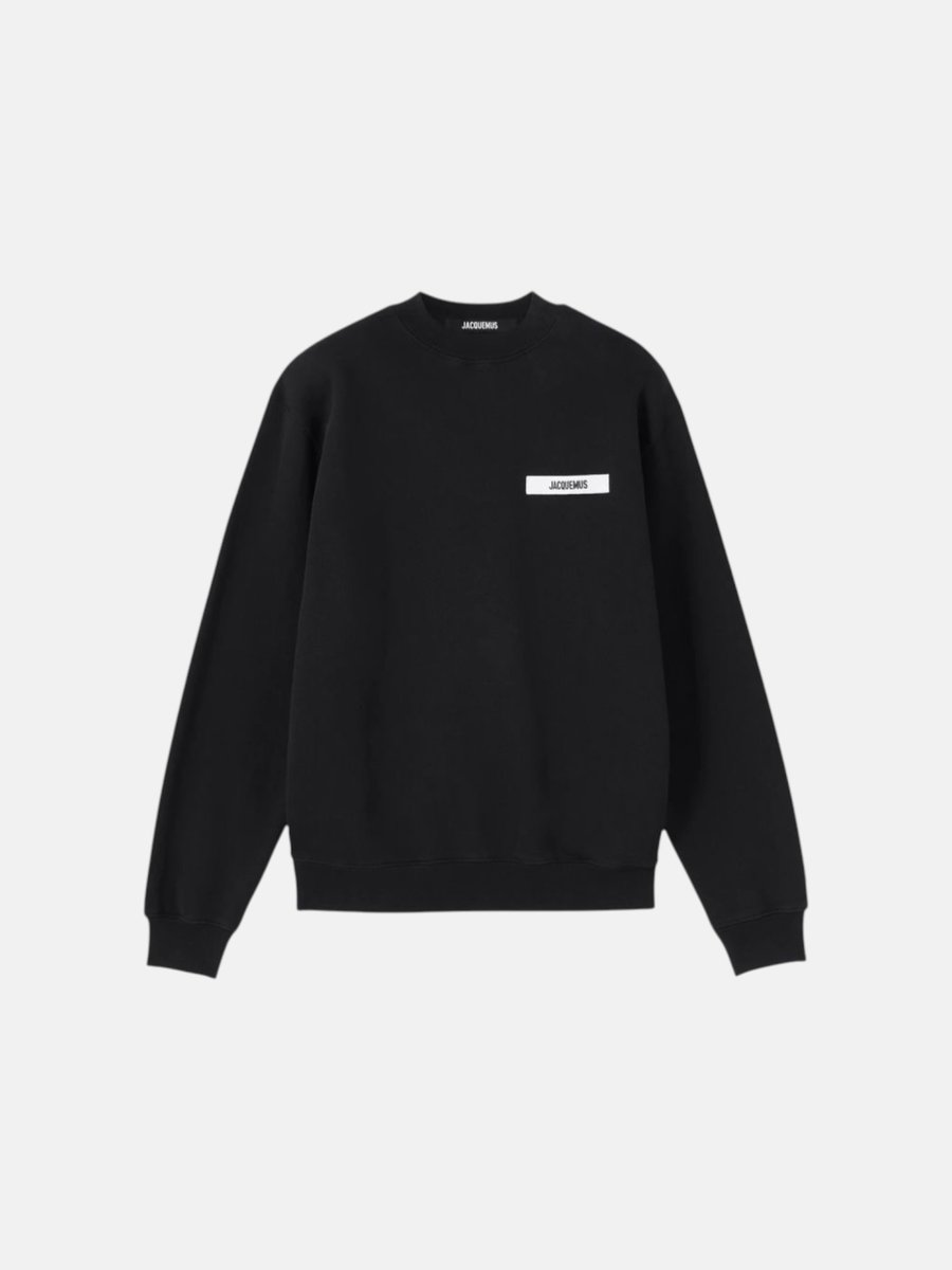 Jacquemus Badge Sweater Black