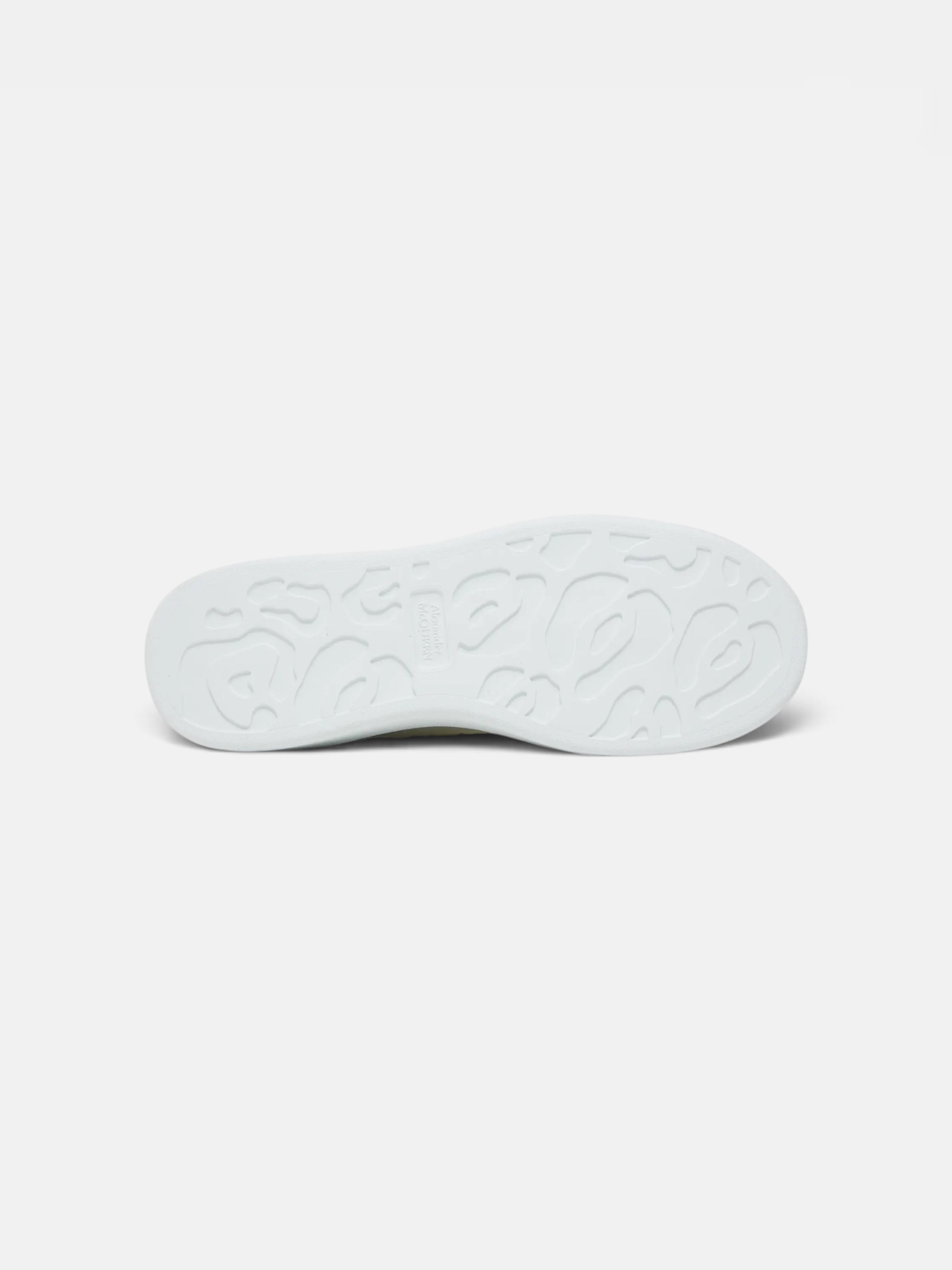 Alexander Alexander McQueen Sneaker White Black Leather – close-up detail view in premium quality with AA+ craftsmanship