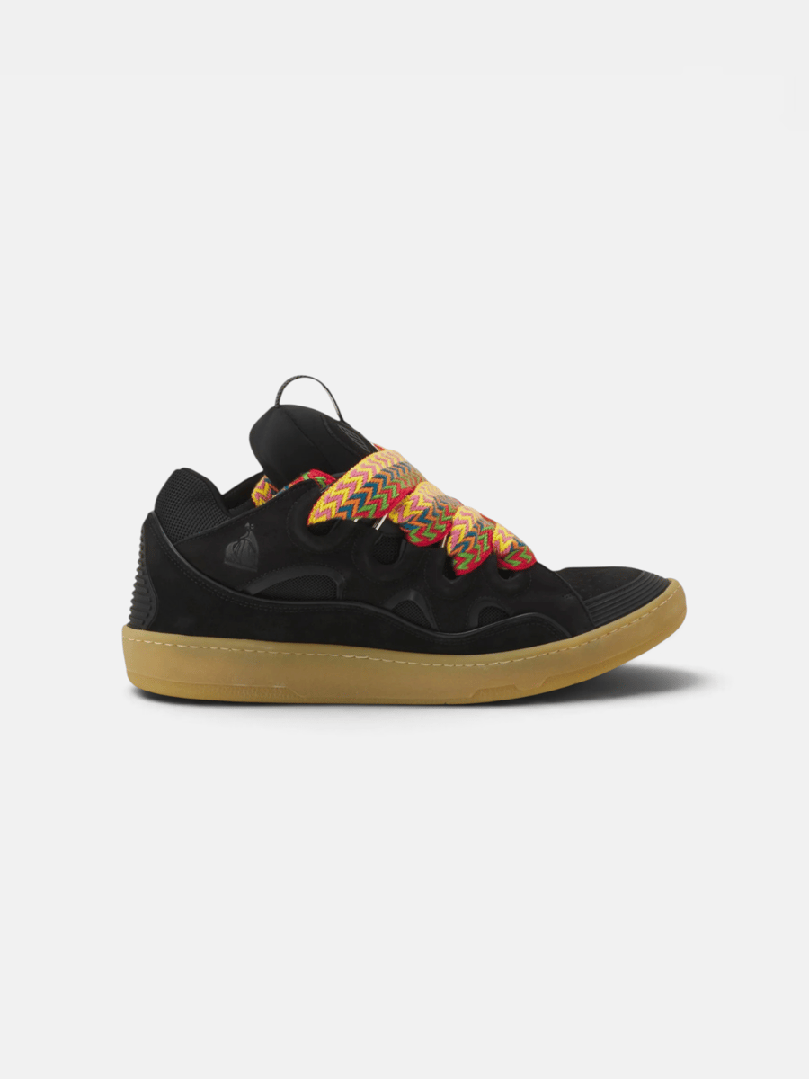Lanvin Curb Sneaker Black Blanc