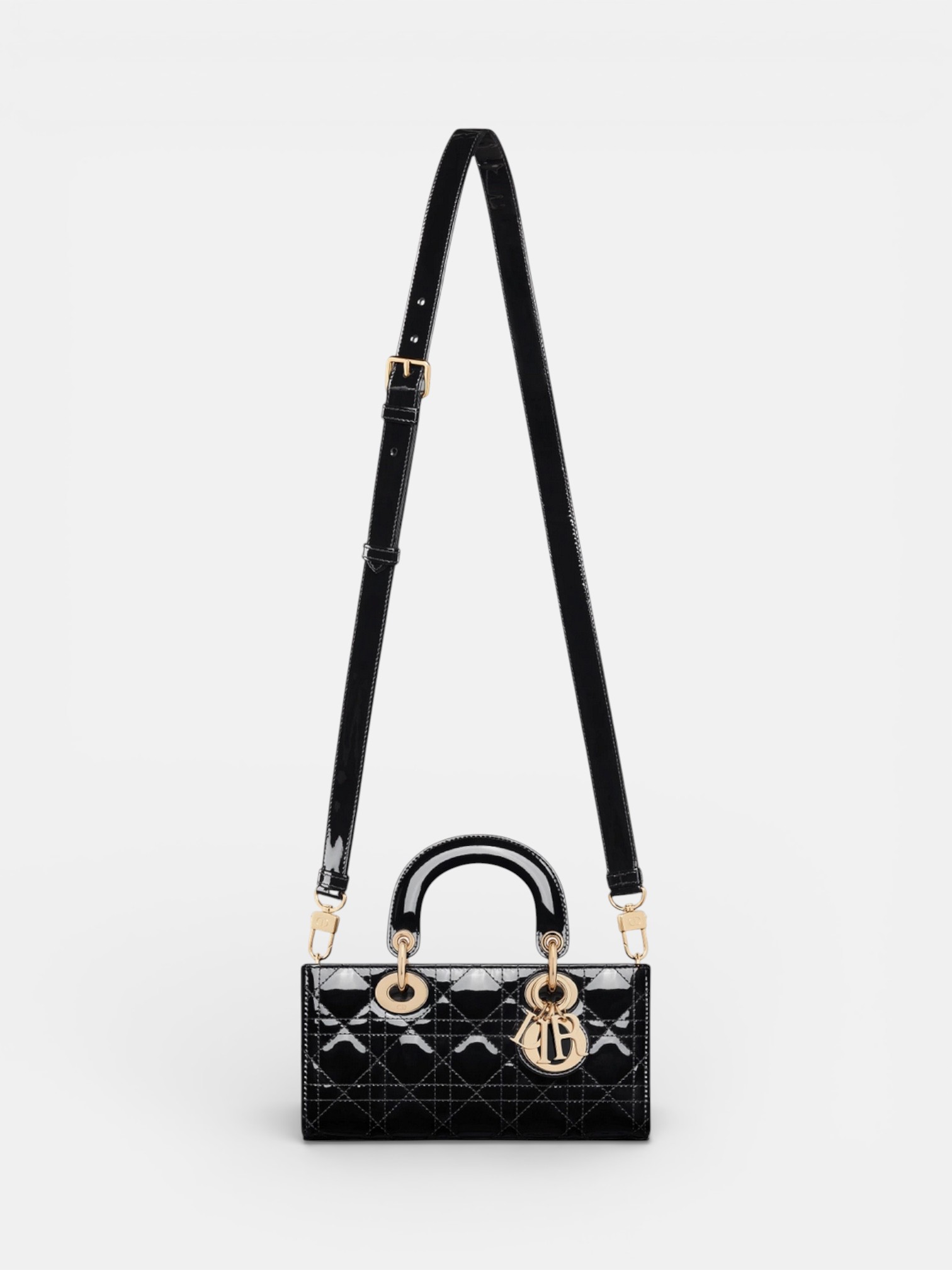 Dior Dior Small Lady D-Joy Bag Black – detail view in premium quality with AA+ craftsmanship