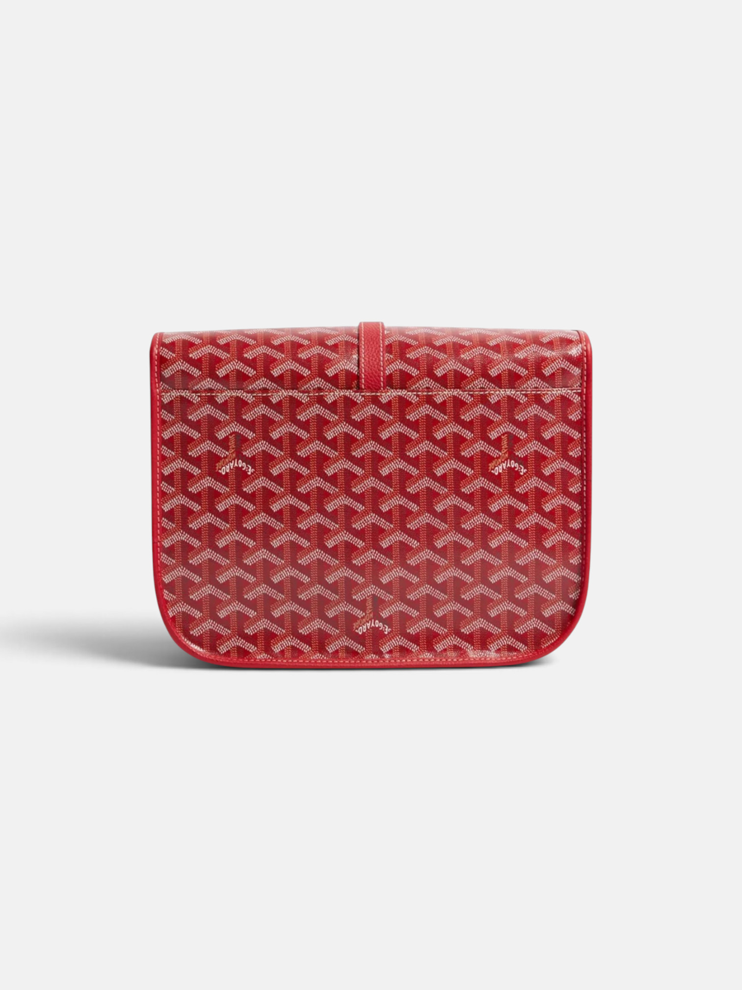 Goyard Goyard Belvedere MM Red – close-up detail view in premium quality with AA+ craftsmanship