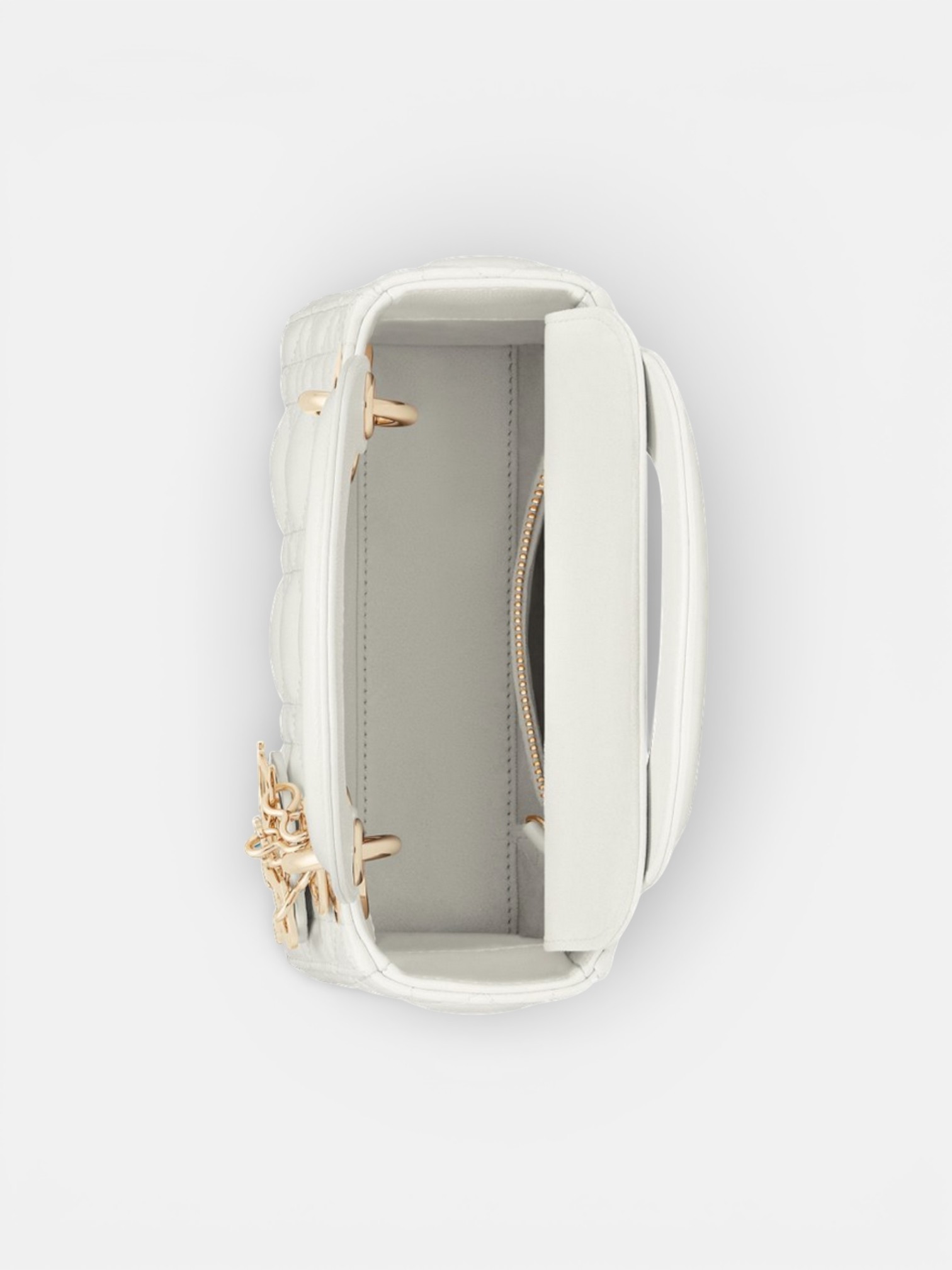 Dior Dior Lady White Leather – back view in premium quality with AA+ craftsmanship