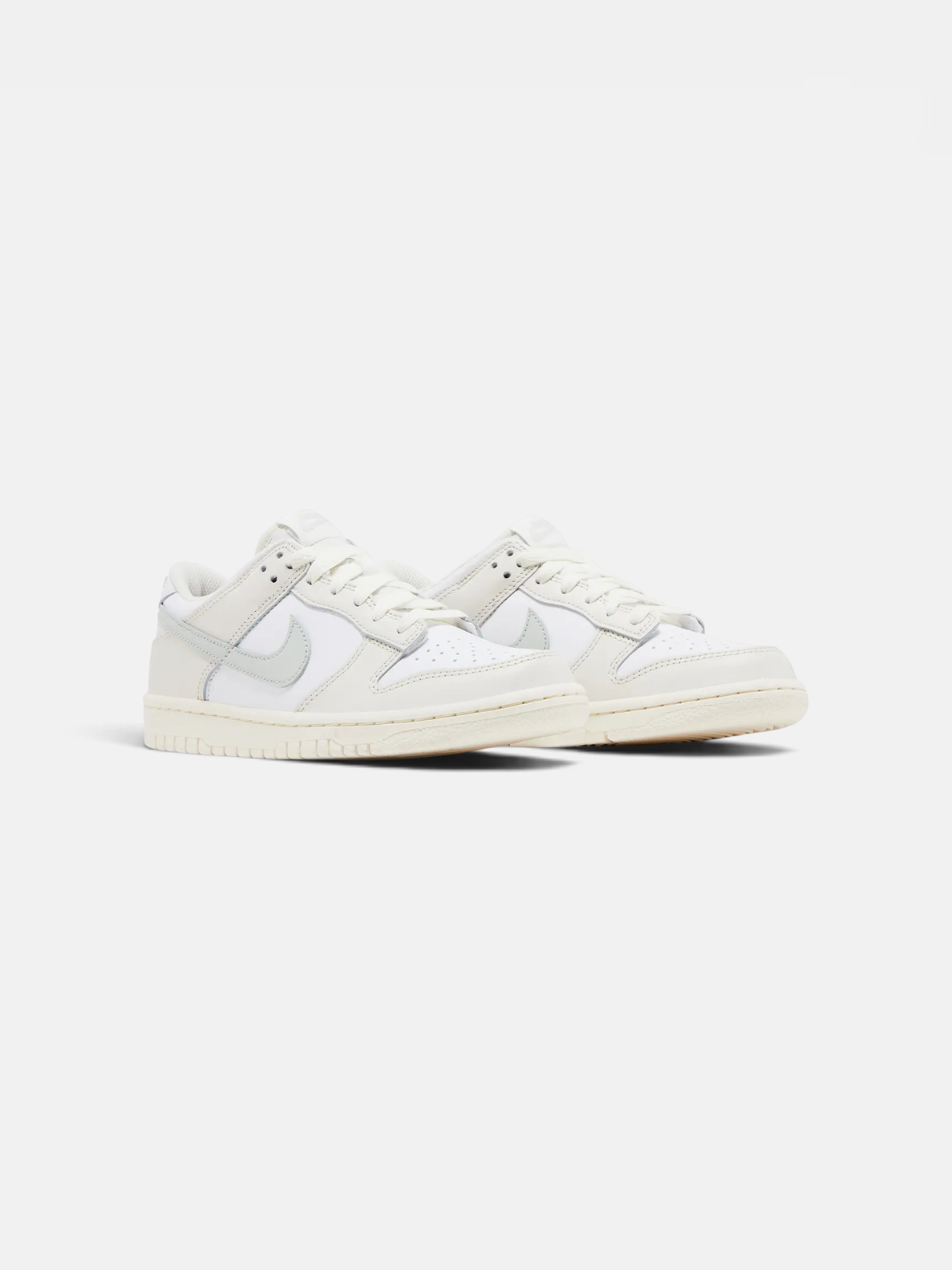 Nike Nike Dunk Low Phantom Light Silver' – detail view in premium quality with AA+ craftsmanship