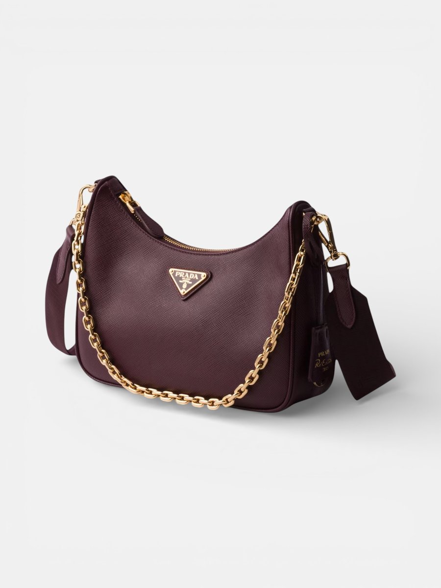 Prada Re-Edition 2005 Saffiano Burgundy - Preview
