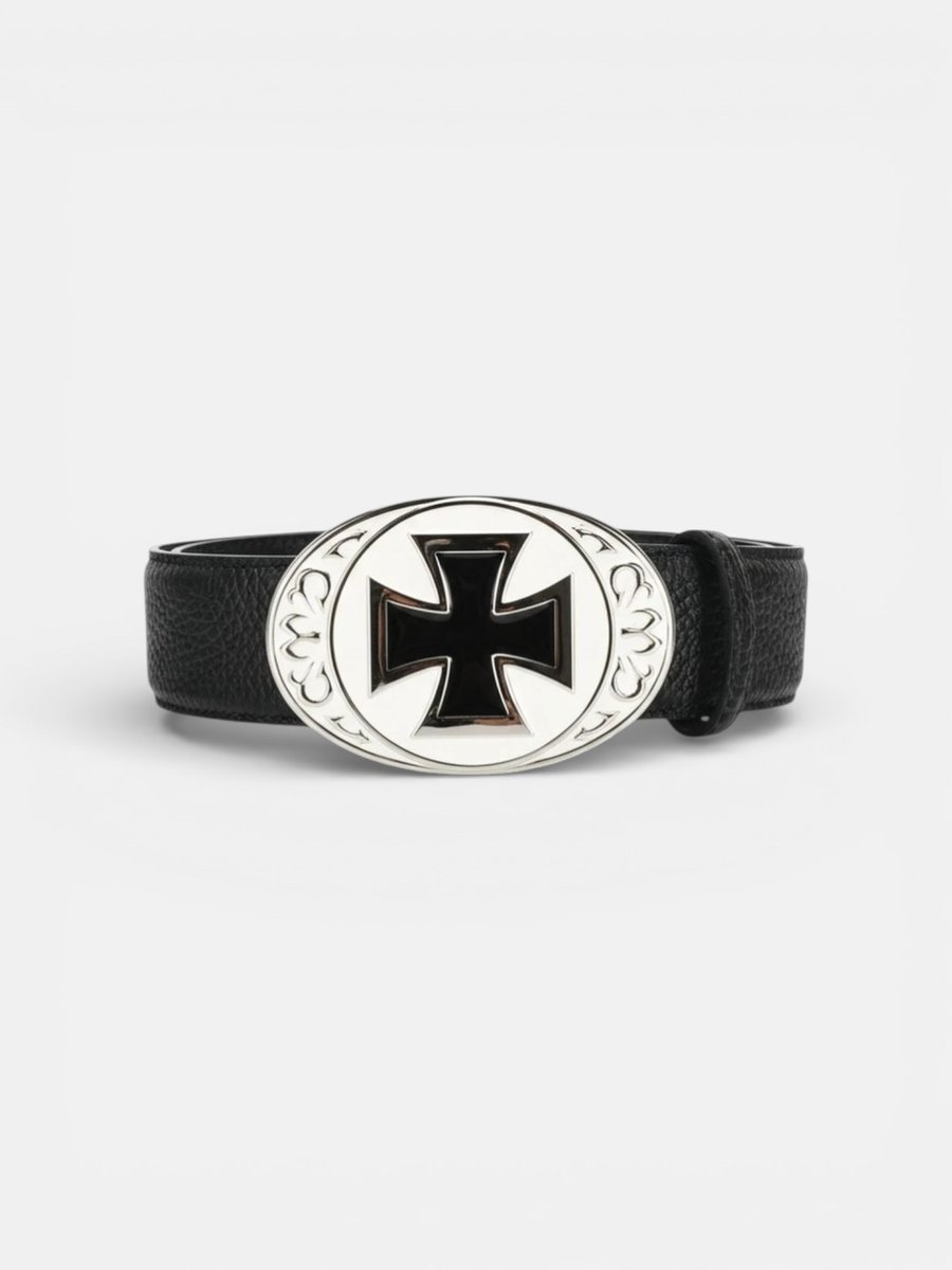 Chrome Hearts Belt Obsidian Seal Buckle
