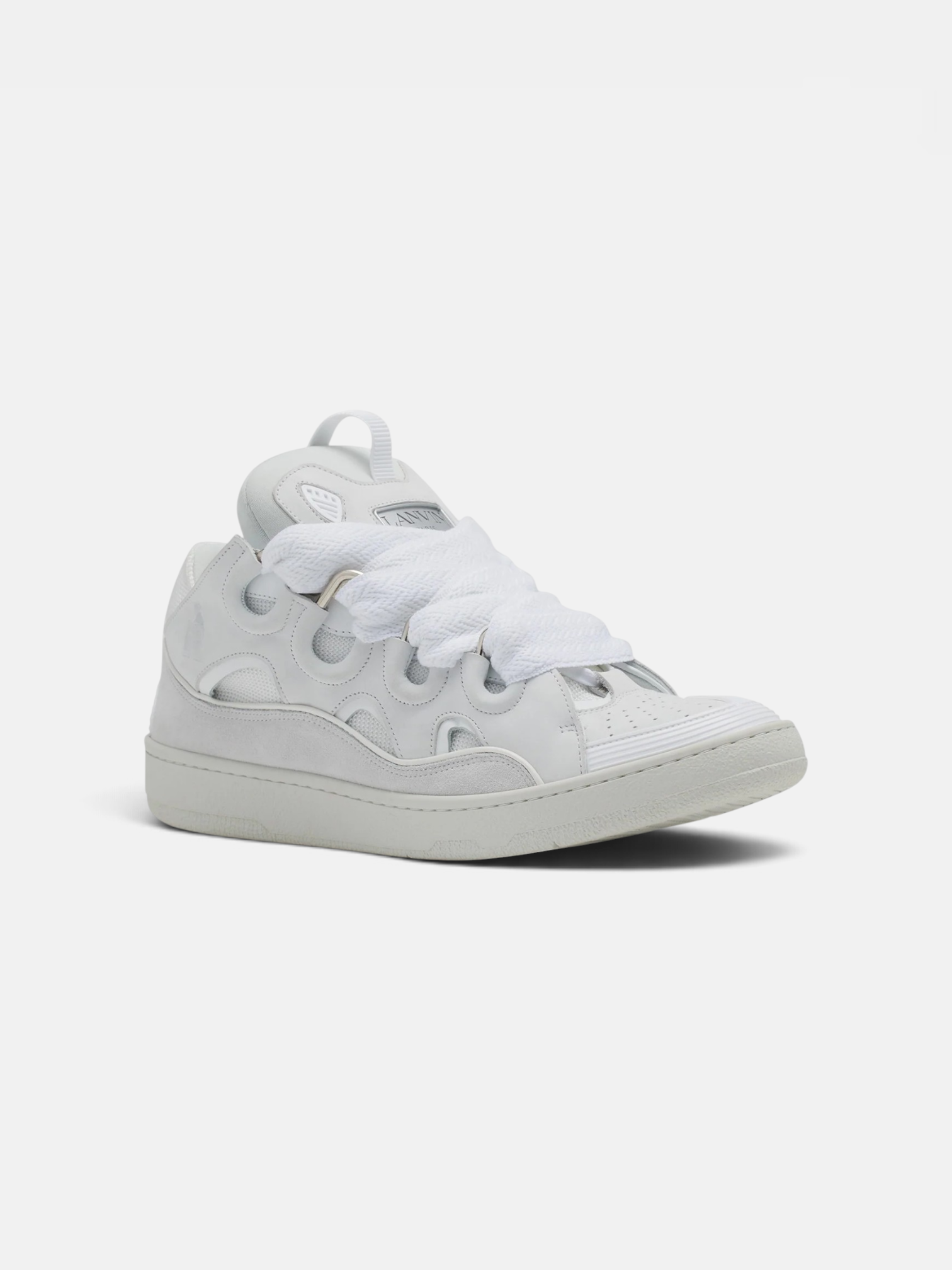Lanvin Lanvin Curb Sneaker White – side profile view in premium quality with AA+ craftsmanship