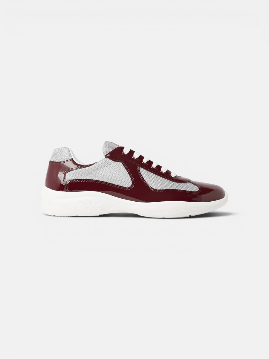 Prada Cups Sneaker Burgundy