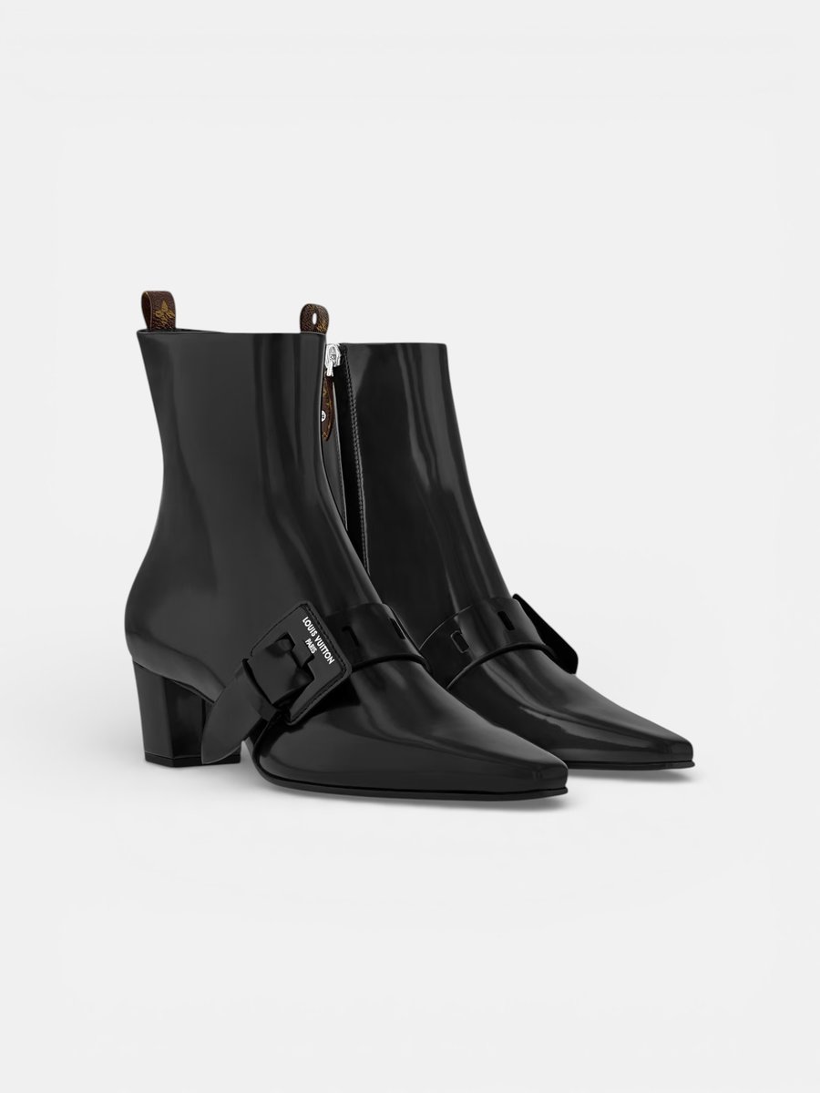 Louis Vuitton Fusee Ankle Boots Black