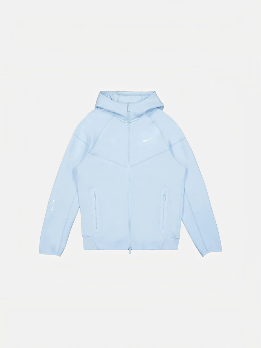 Nike x Nocta Tech Fleece Full Zip Hoodie Cobald Tint