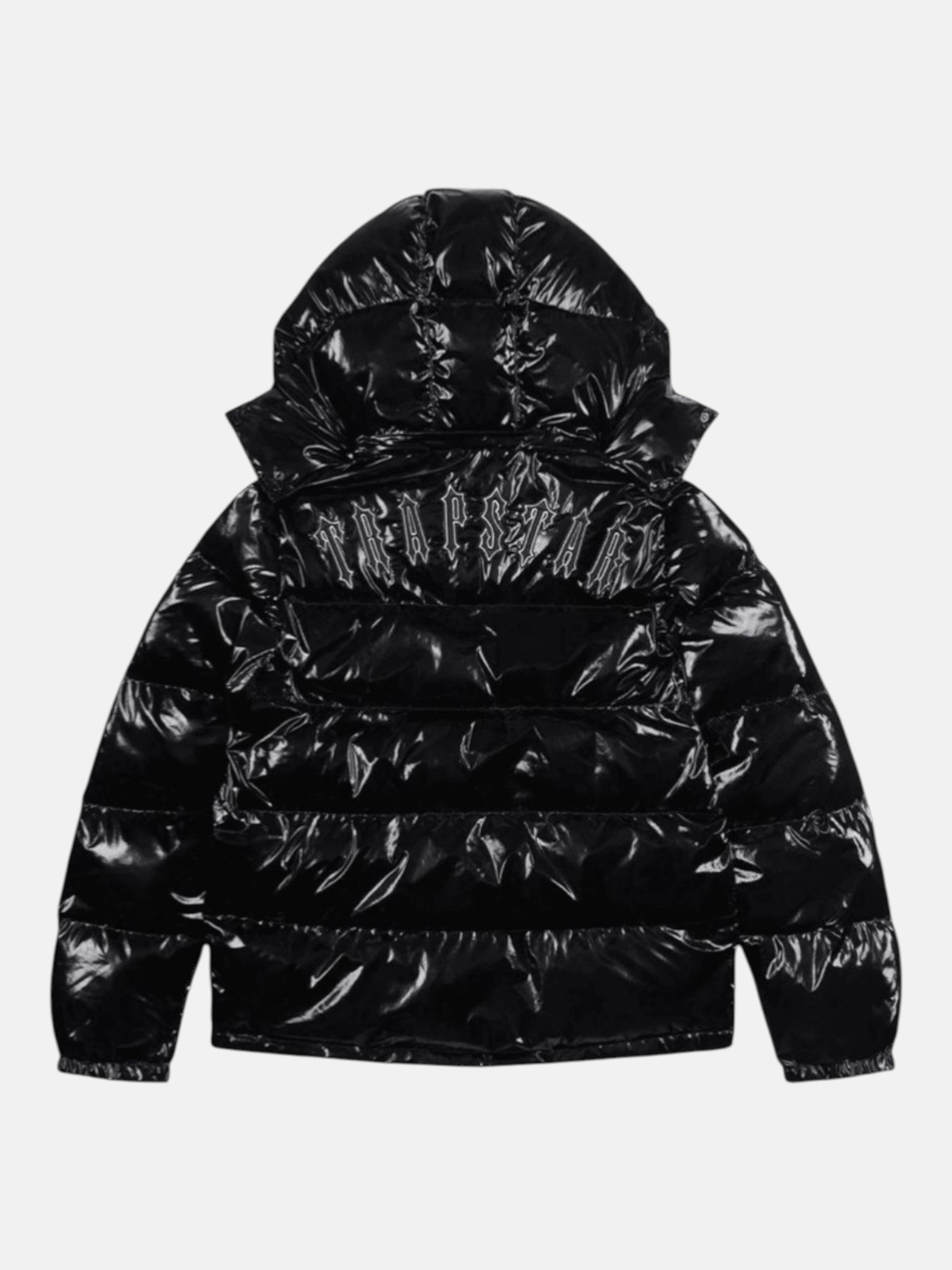 Trapstar Trapstar Irongate Puffer Black – side profile view in premium quality with AA+ craftsmanship