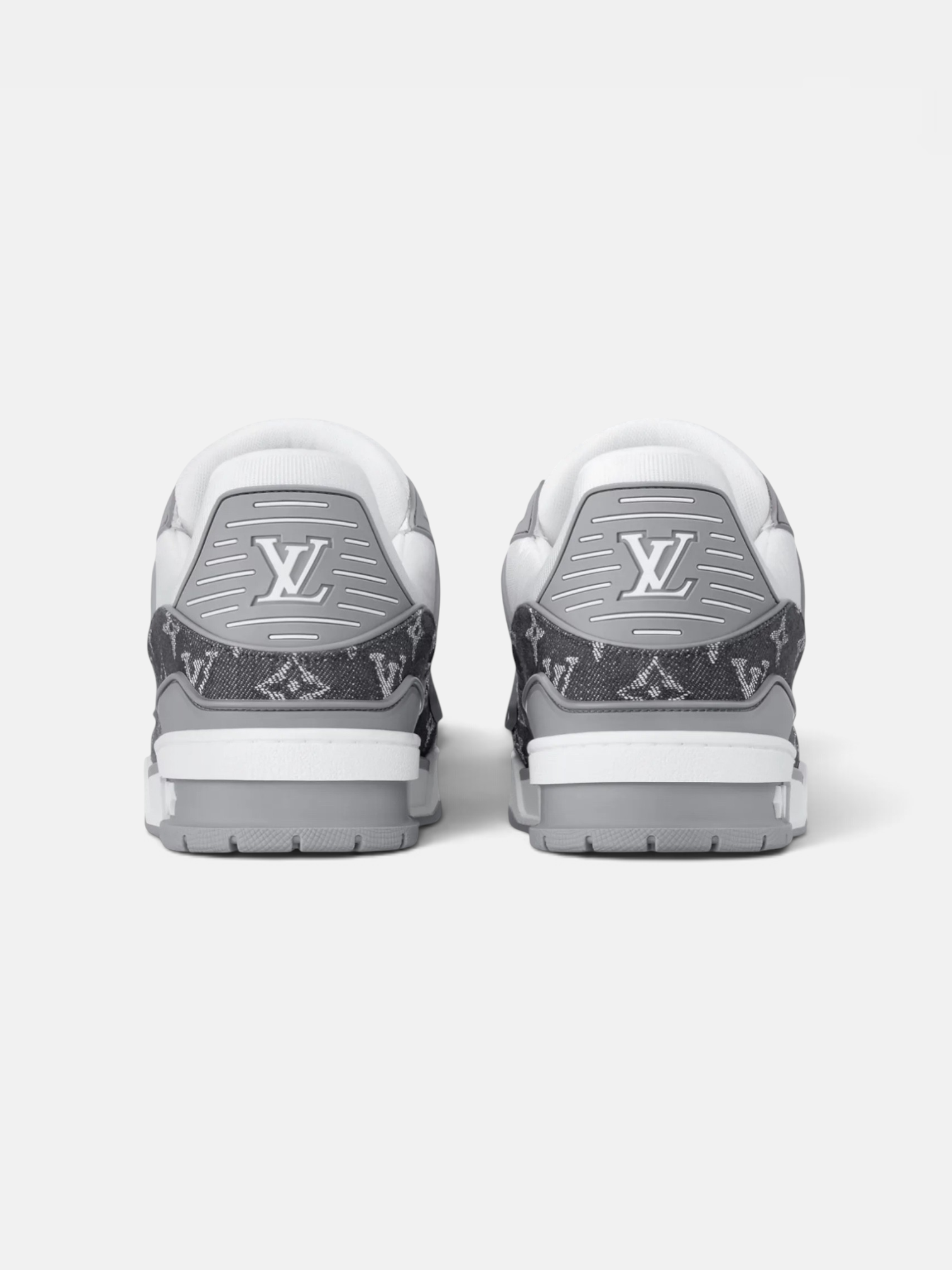 Louis Louis Vuitton Trainer Grey – side profile view in premium quality with AA+ craftsmanship