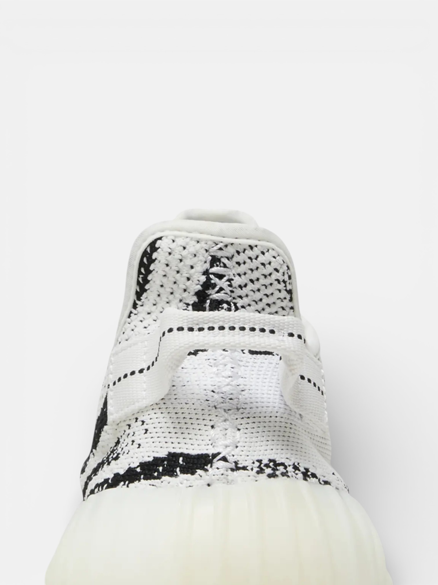 Adidas Adidas Yeezy Boost 350 Zebra – detail view in premium quality with AA+ craftsmanship