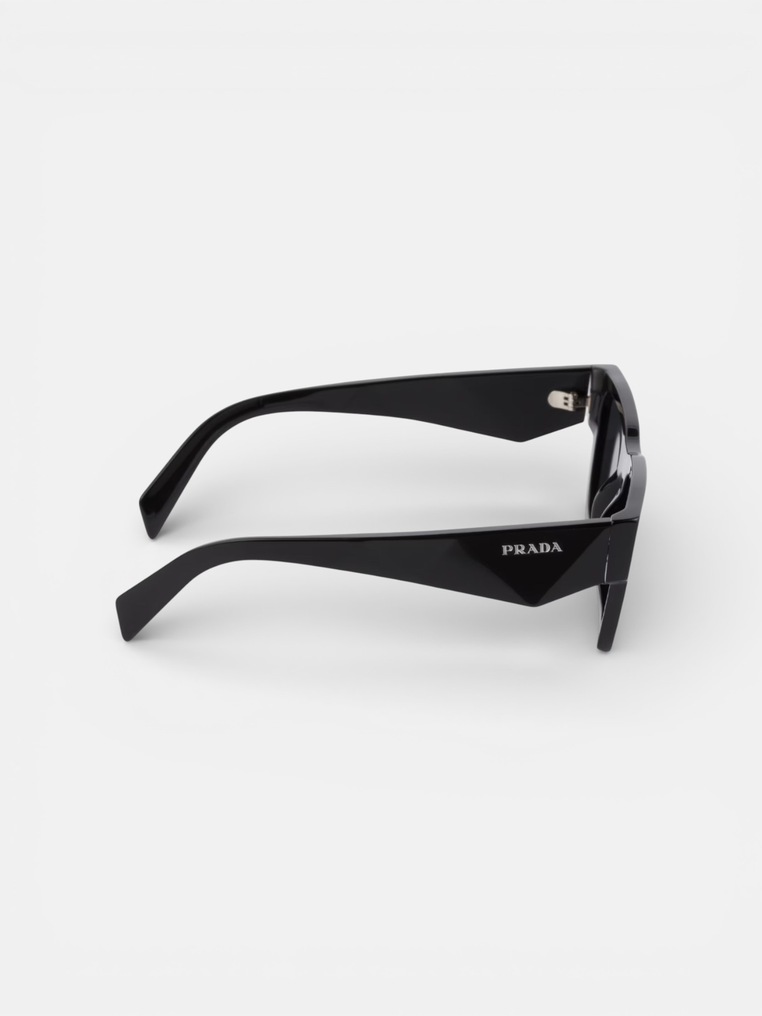 Prada Prada Symbole Sunglasses Grey Lenses – close-up detail view in premium quality with AA+ craftsmanship