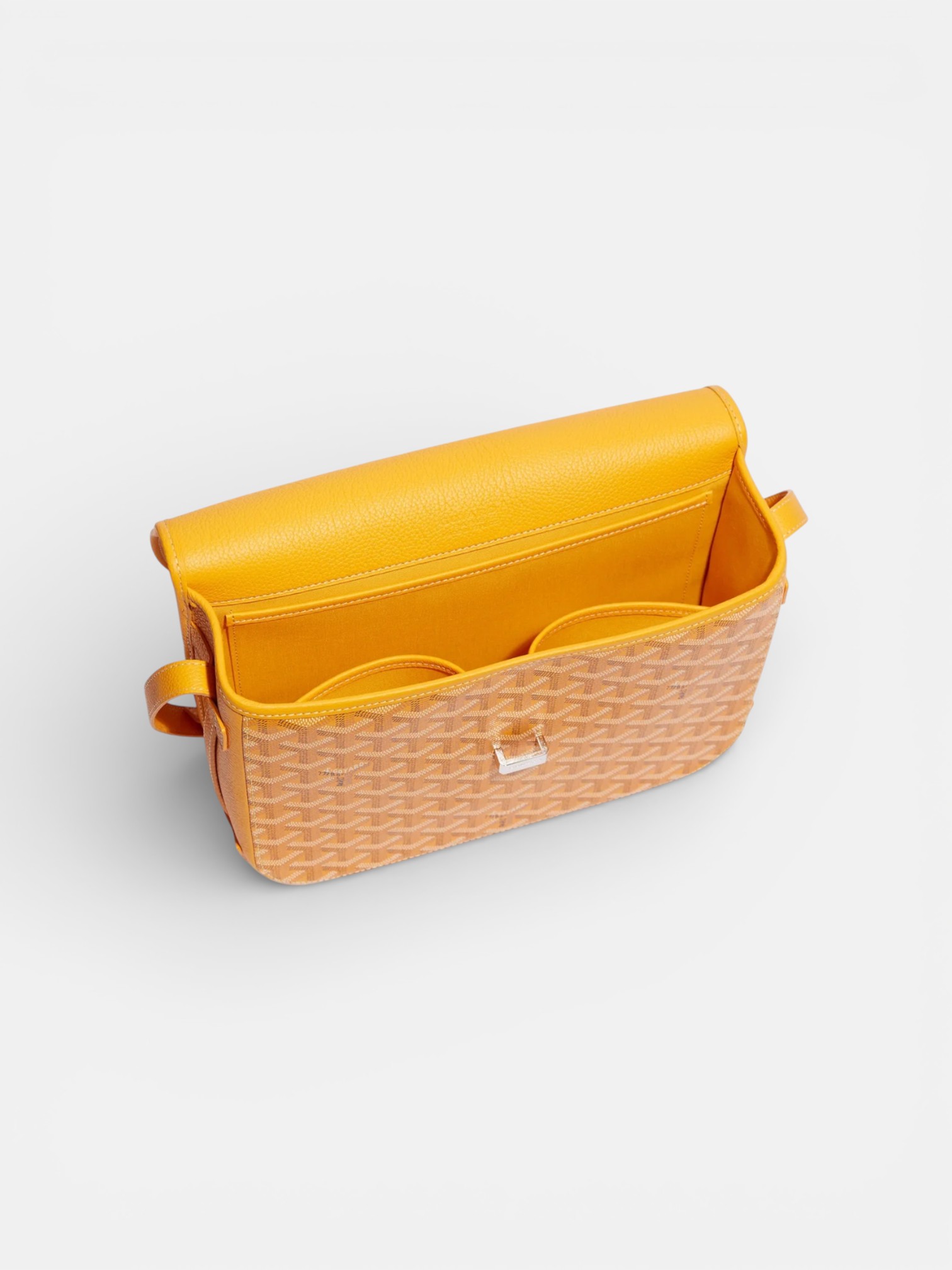 Goyard Goyard Belvedere MM Bag Yellow – back view in premium quality with AA+ craftsmanship
