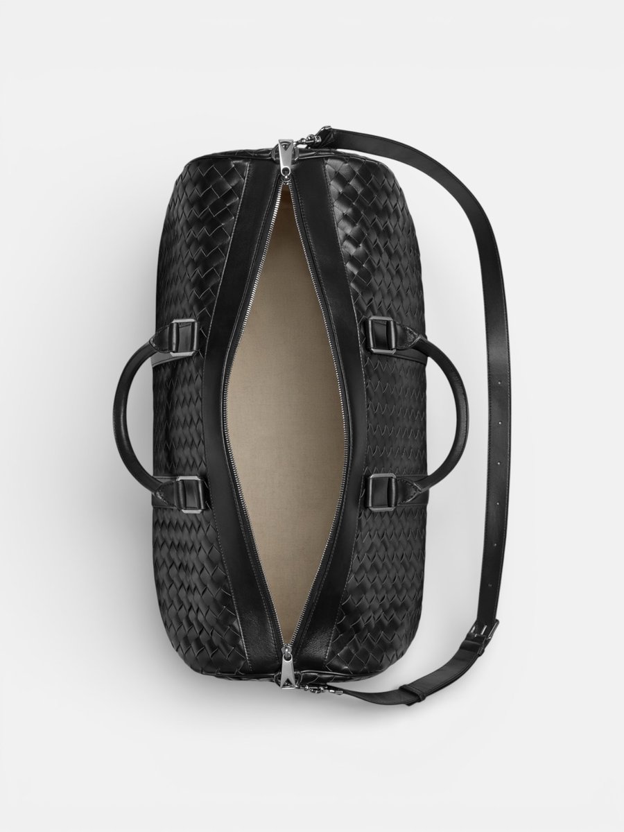 Bottega Veneta Intrecciato Cabin Duffle Black - Preview