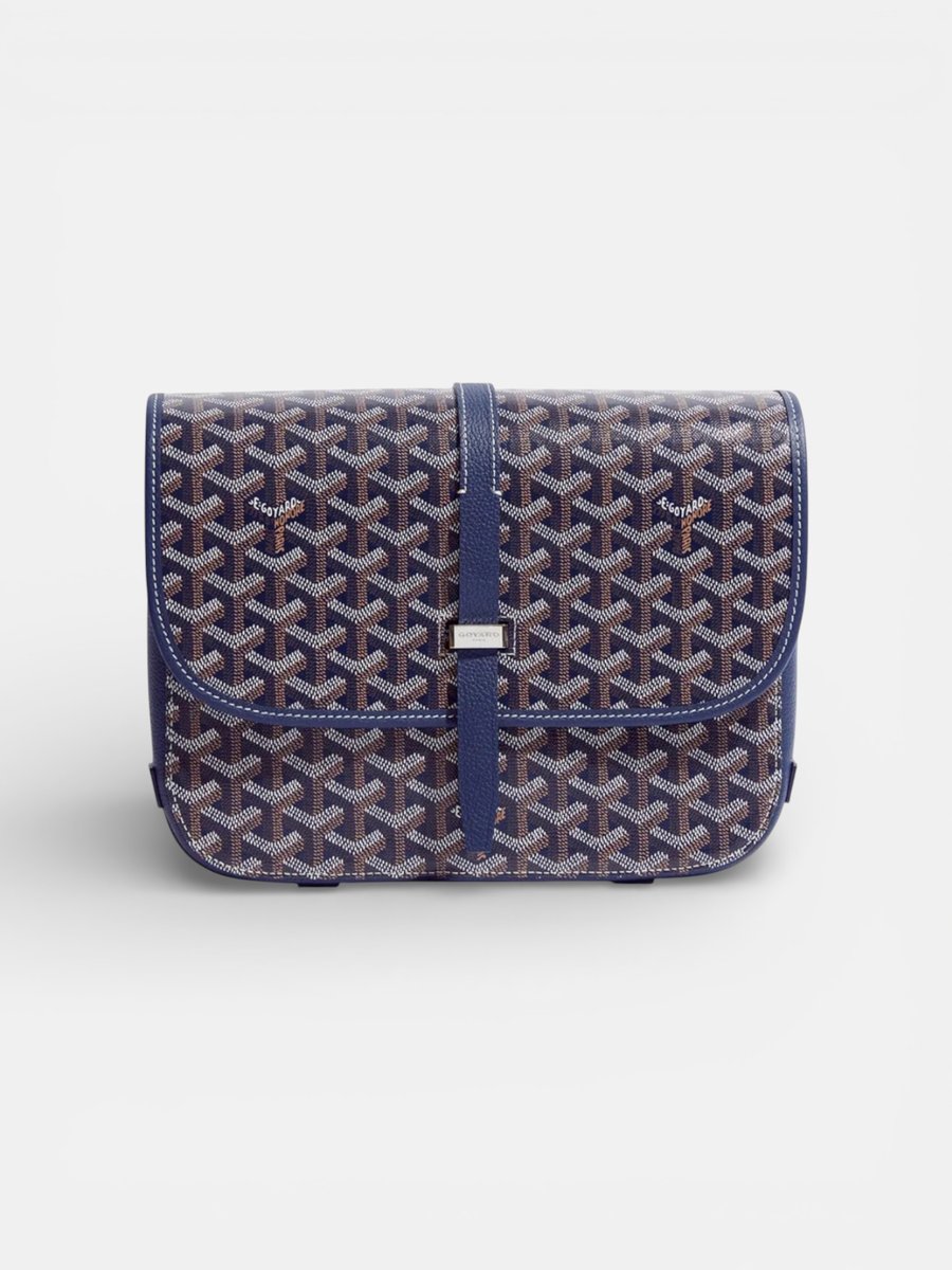 Goyard Belvedere MM Bag Navy Blue - Preview