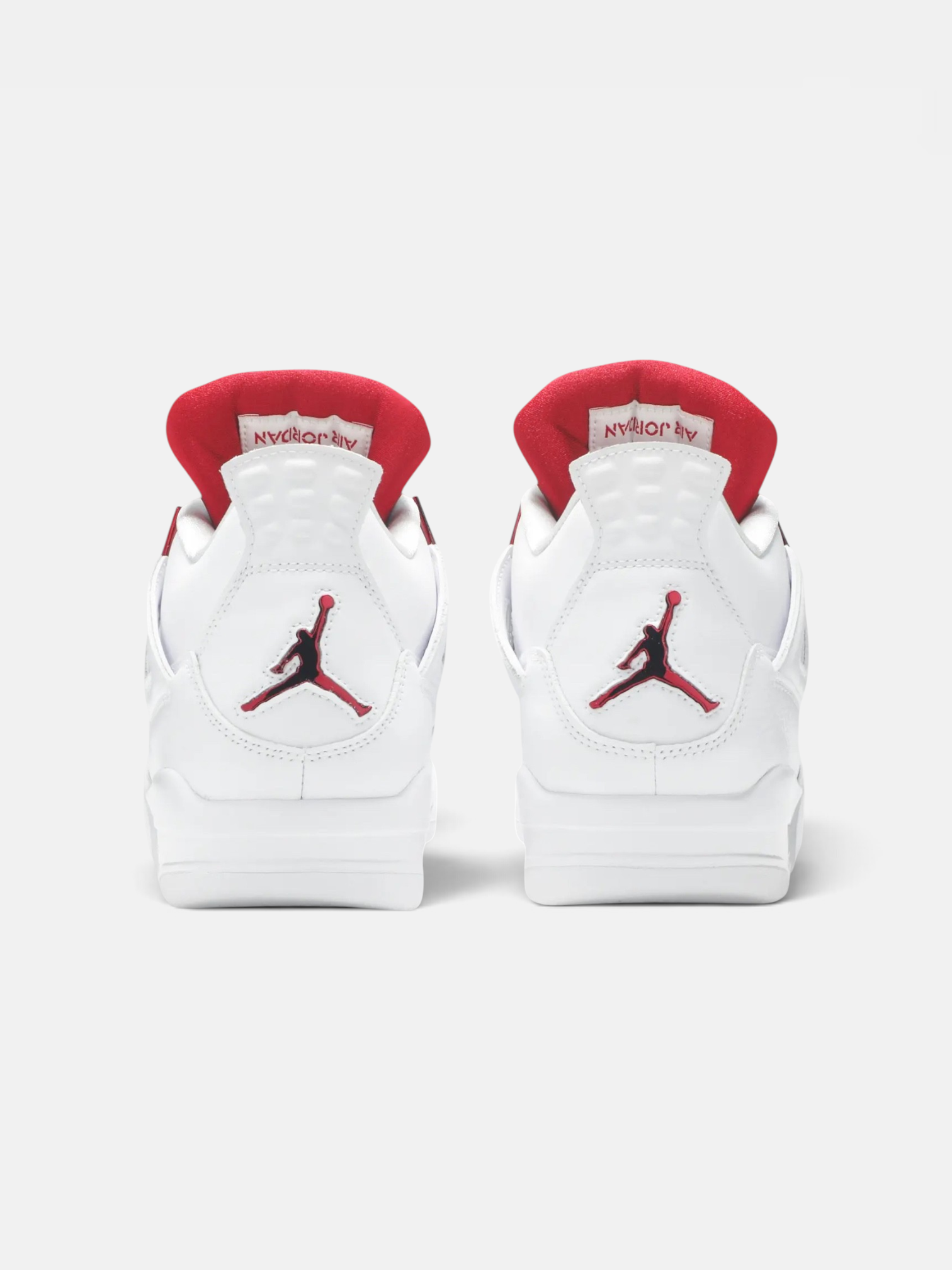 Jordan Jordan 4 Retro Metallic Red – back view in premium quality with AA+ craftsmanship