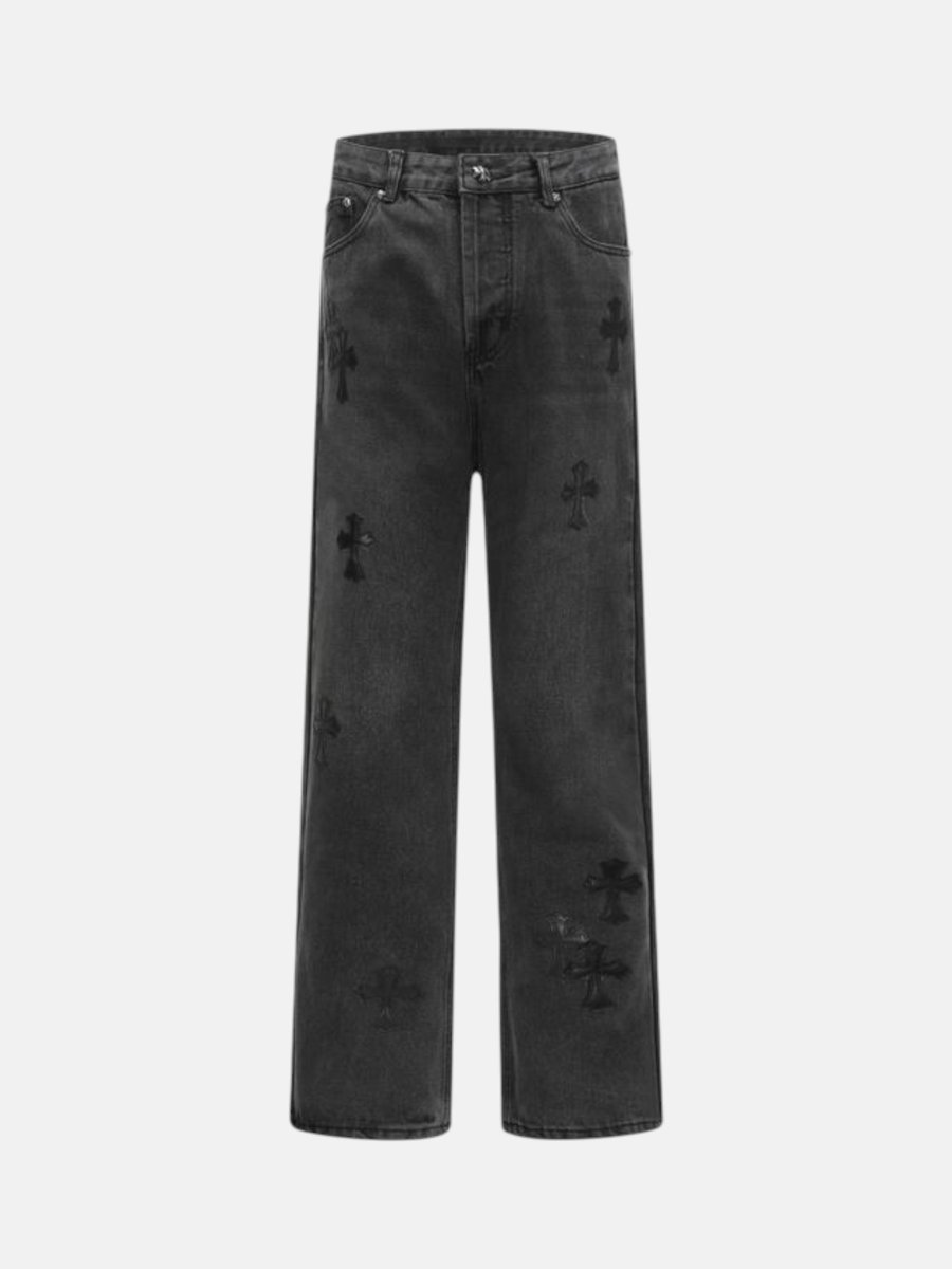 Chrome Hearts Ghost Cross Jeans Black