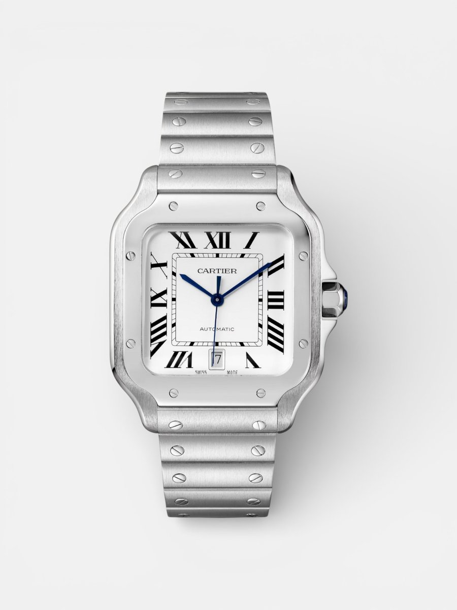 Cartier Santos Watch White Dial