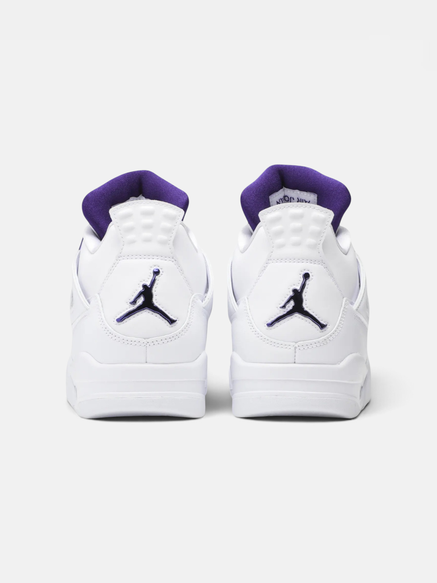 Jordan Jordan 4 Retro Metallic Purple – back view in premium quality with AA+ craftsmanship