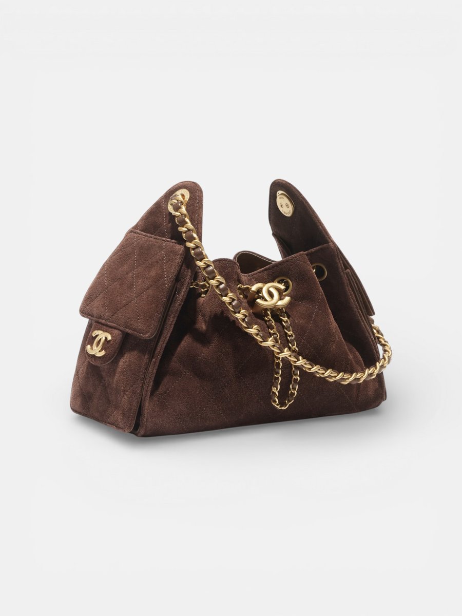 Chanel 25 Mini Suede