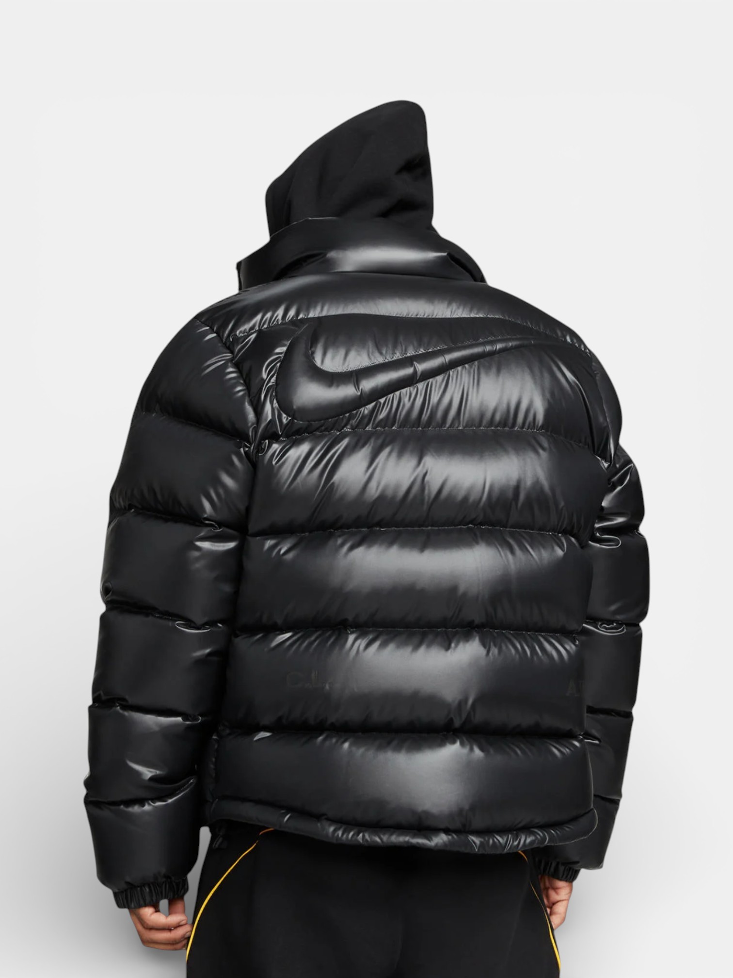 Nike Nike Nocta Puffer Jacket Black – detail view in premium quality with AA+ craftsmanship