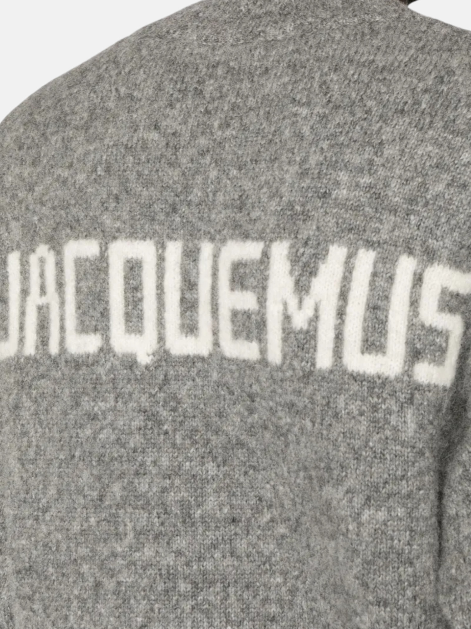 Jacquemus Jacquemus Le Pull Sweater Grey – side profile view in premium quality with AA+ craftsmanship