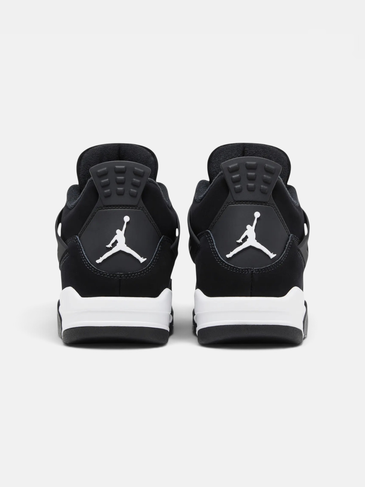 Jordan Jordan 4 Retro White Thunder – back view in premium quality with AA+ craftsmanship