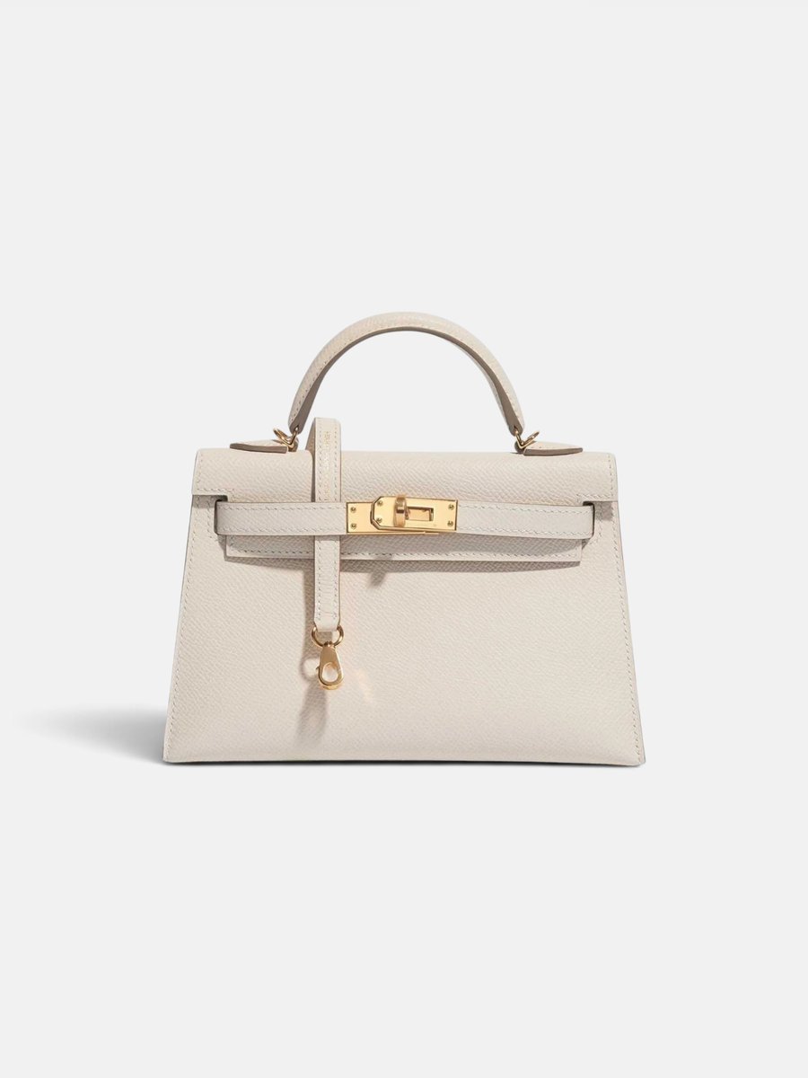 Hermes Kelly Mini Epsom Craie - Image 1