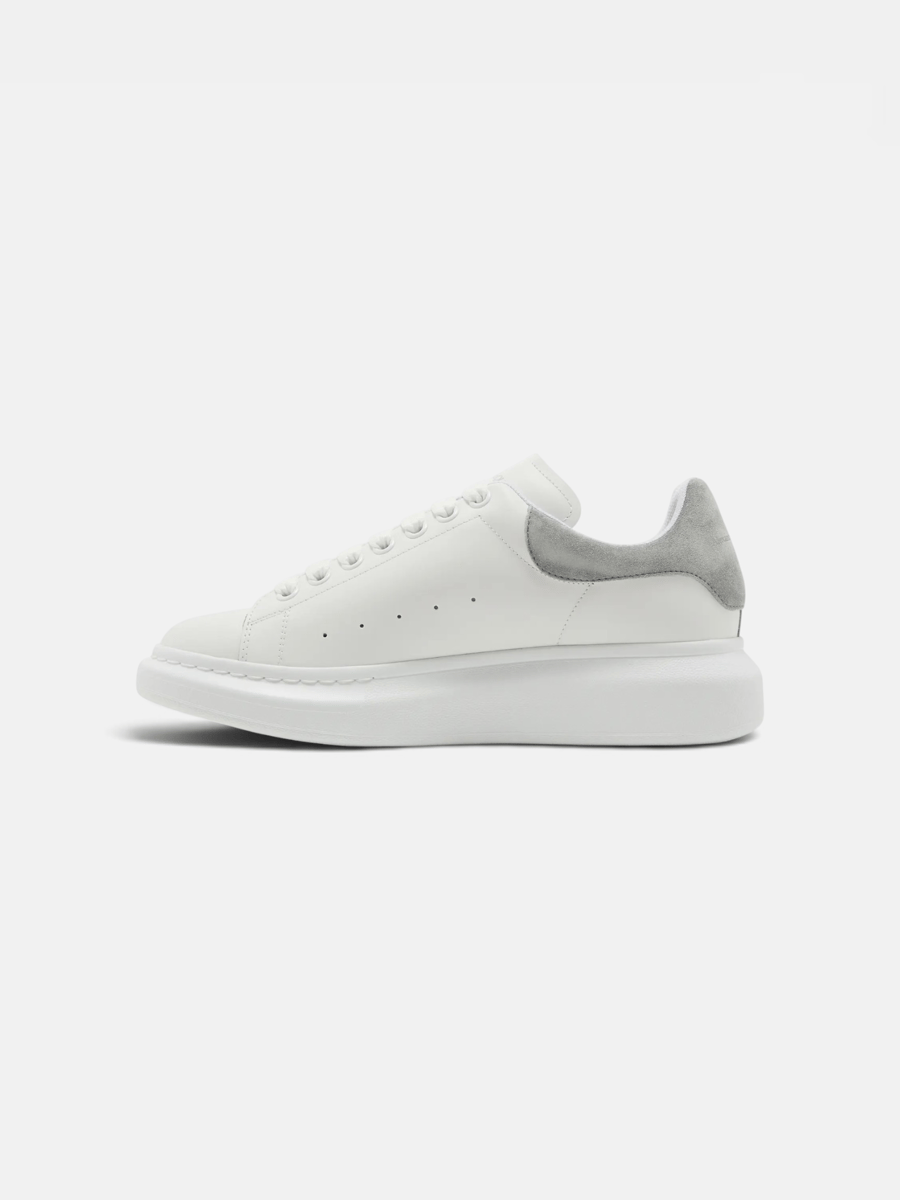 Alexander McQueen Sneaker White Grey Suede - Preview