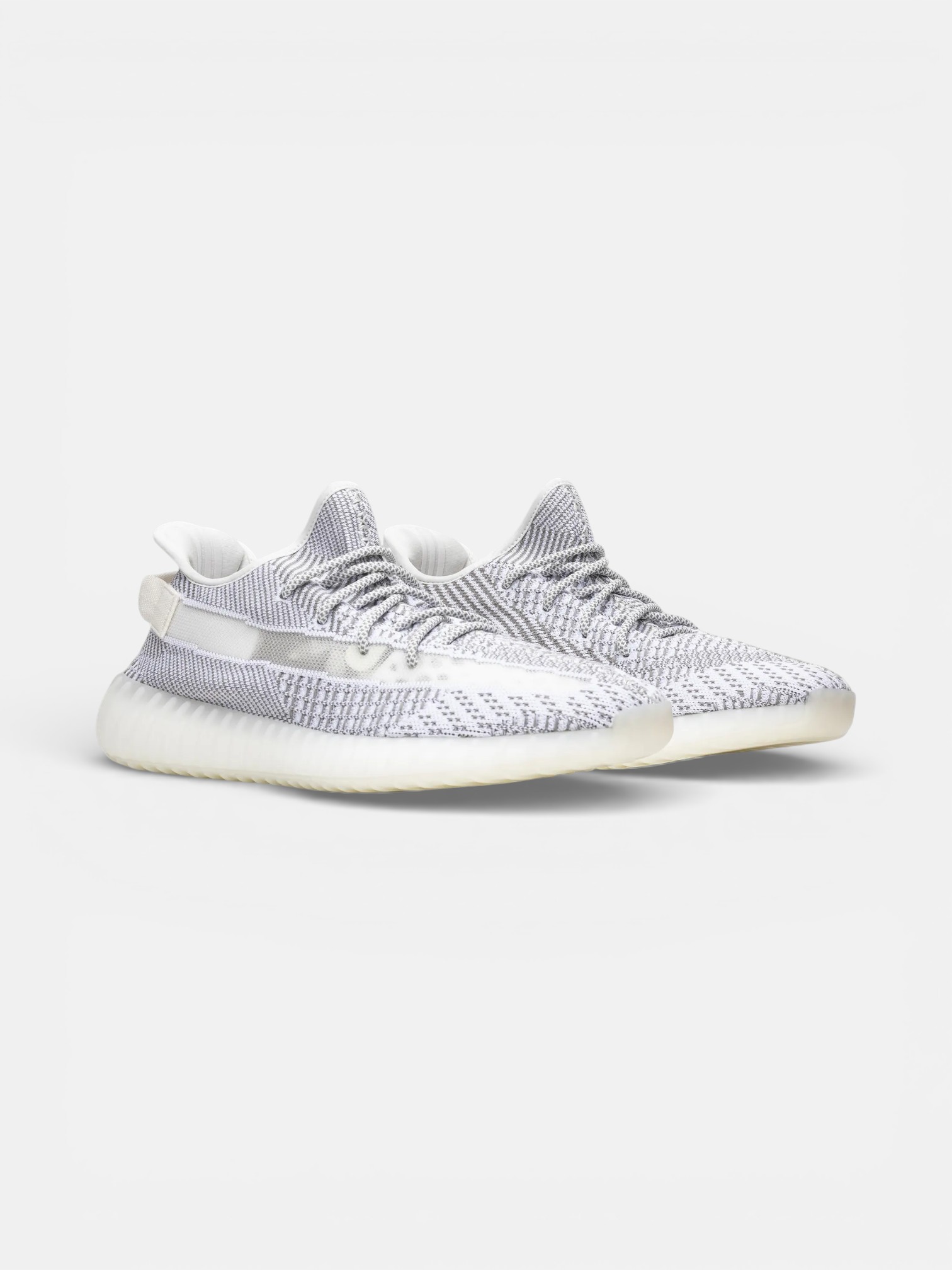 Adidas Adidas Yeezy Boost 350 V2 Static Non-Reflective – detail view in premium quality with AA+ craftsmanship