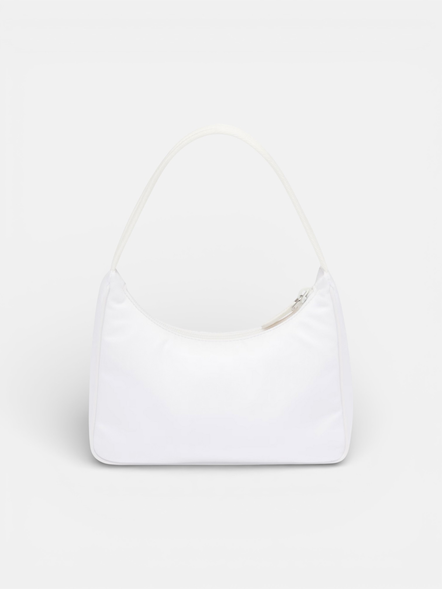 Prada Prada Re-Edition 2000 Mini-Bag White – close-up detail view in premium quality with AA+ craftsmanship