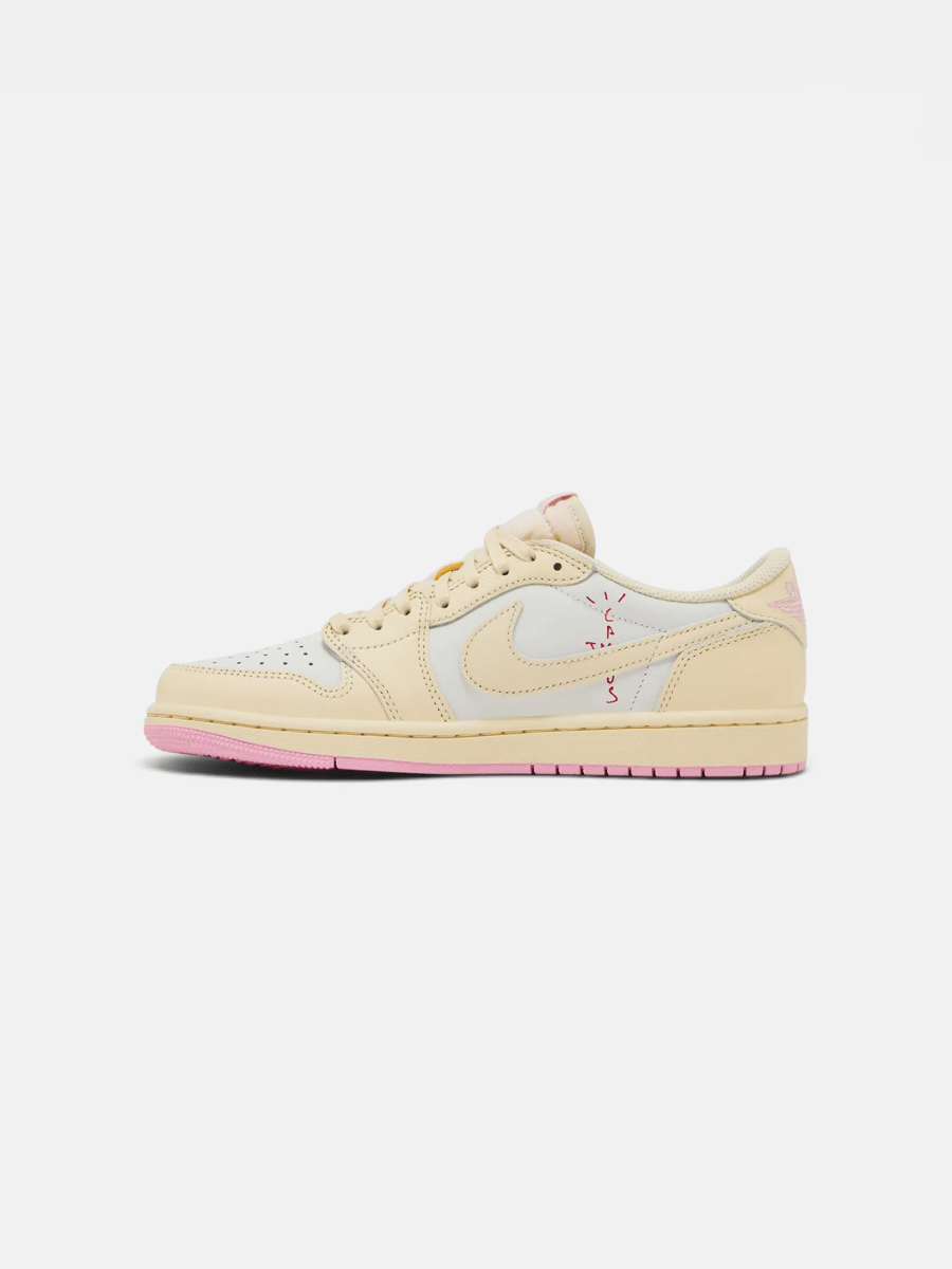 Travis Scott x Air Jordan 1 Retro Low Shy Pink - Preview
