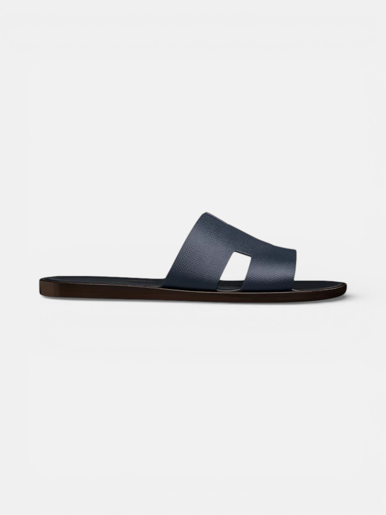 Hermes Hermes Izmir Sandal Marine – side profile view in premium quality with AA+ craftsmanship