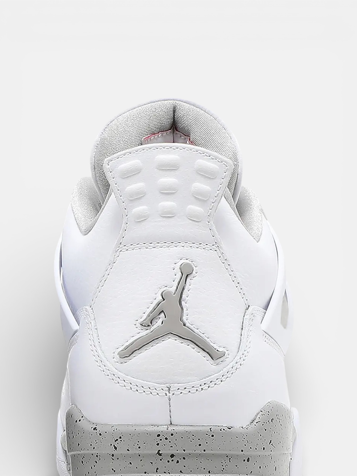 Jordan Jordan 4  Retro White Oreo – detail view in premium quality with AA+ craftsmanship