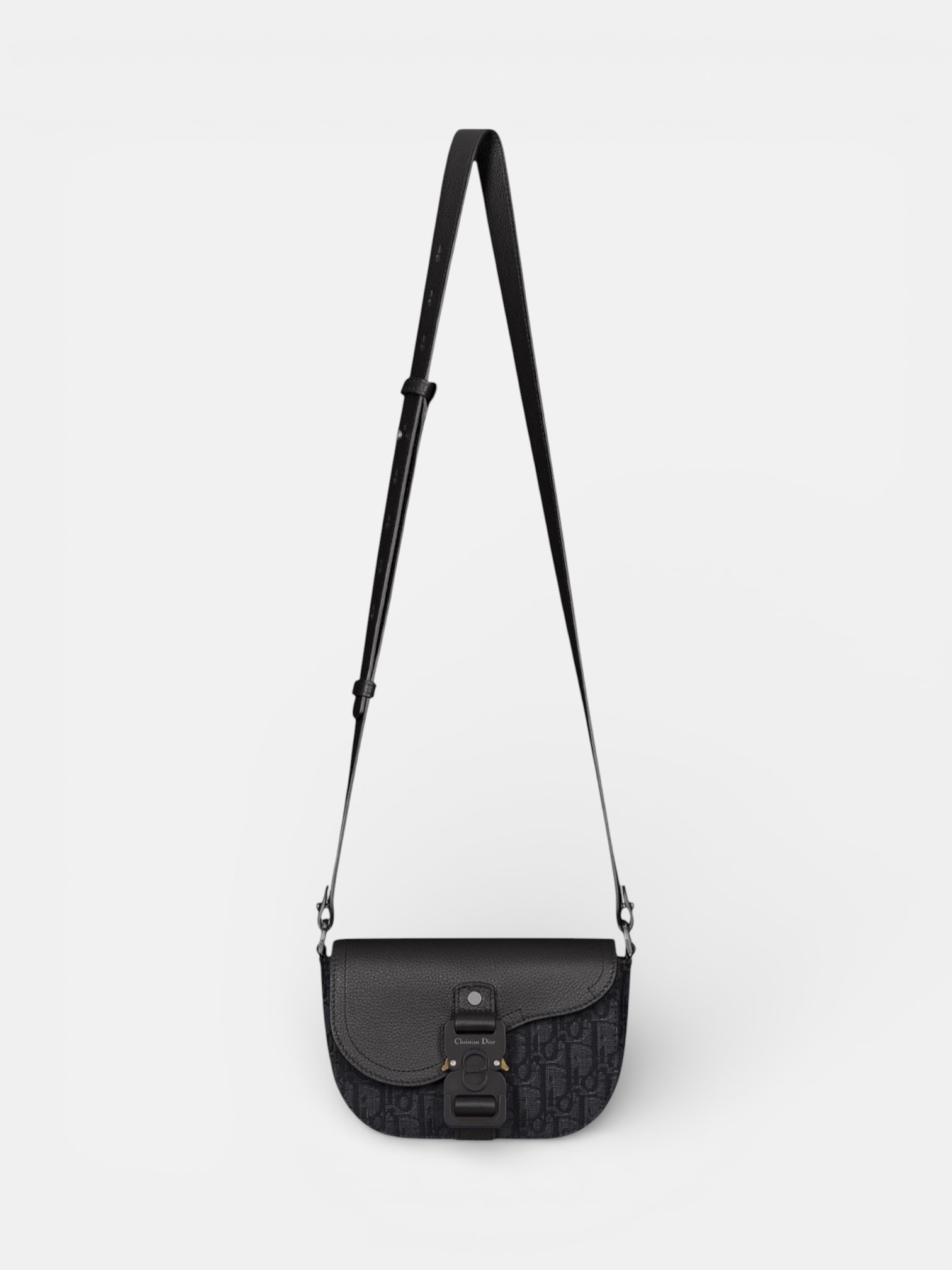 Dior Dior Mini Daily Messenger Bag Black – detail view in premium quality with AA+ craftsmanship