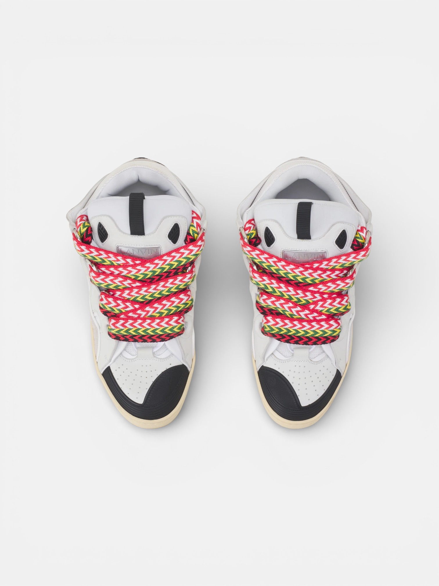 Lanvin Lanvin Curb Sneaker White Blanc – back view in premium quality with AA+ craftsmanship