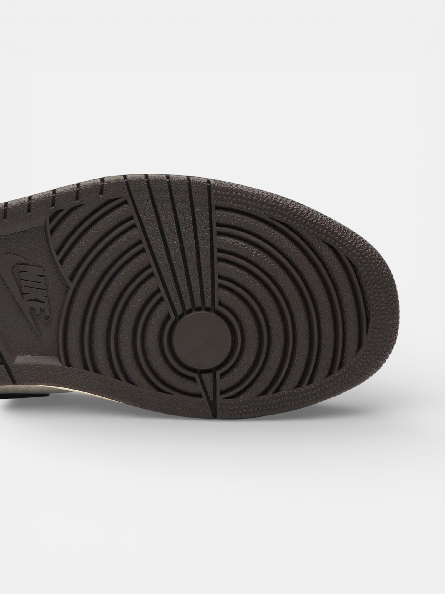 Jordan Jordan 1 Retro High OG SP Travis Scott Mocha – detail view in premium quality with AA+ craftsmanship