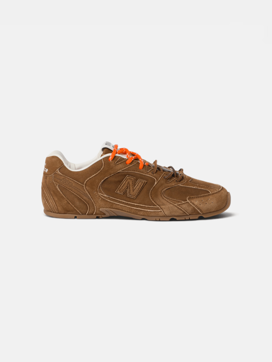 MiuMiu 530 SL Suede Sneakers Cinnamon