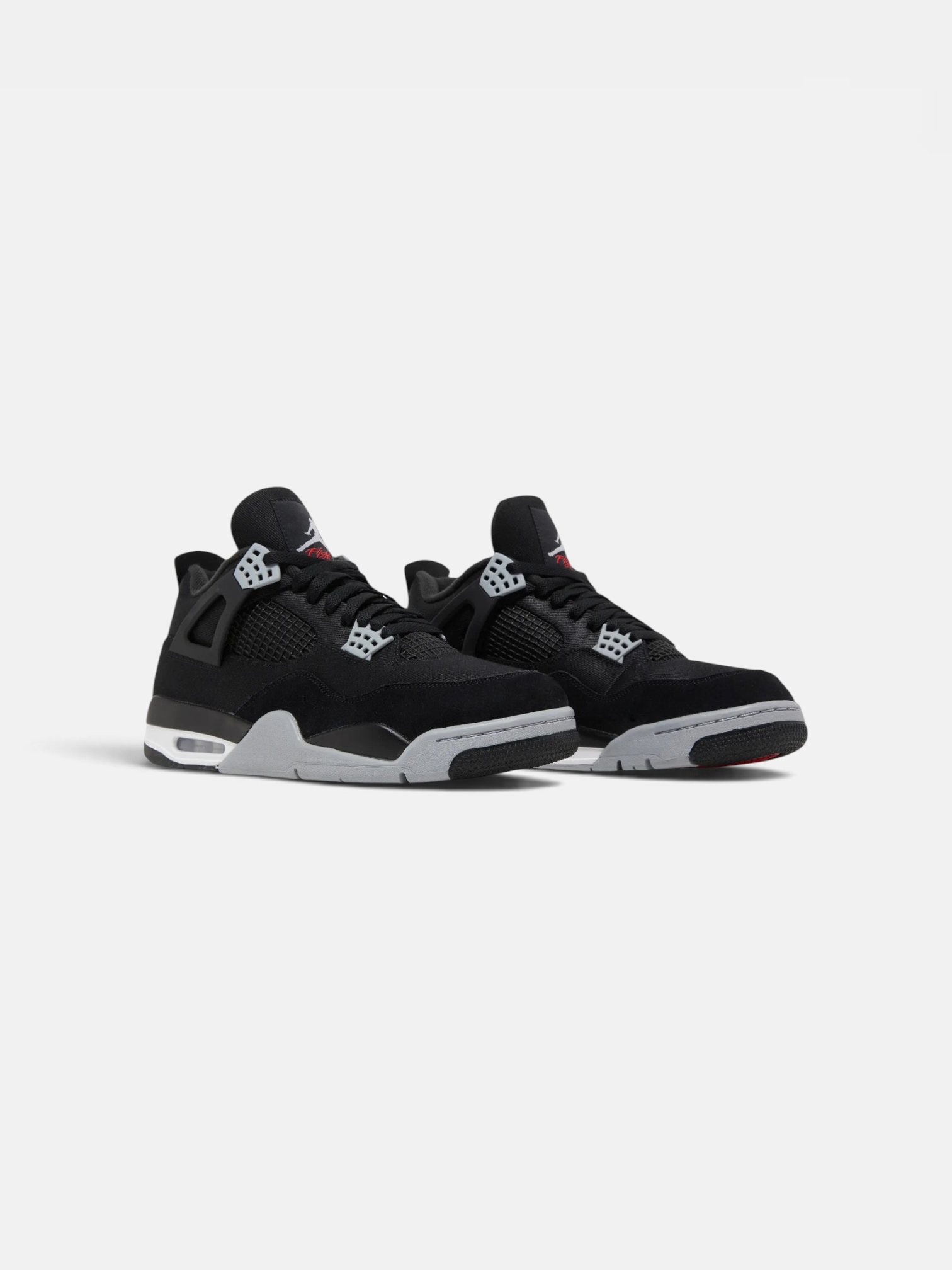 Jordan Jordan 4 Retro SE Black Canvas – detail view in premium quality with AA+ craftsmanship