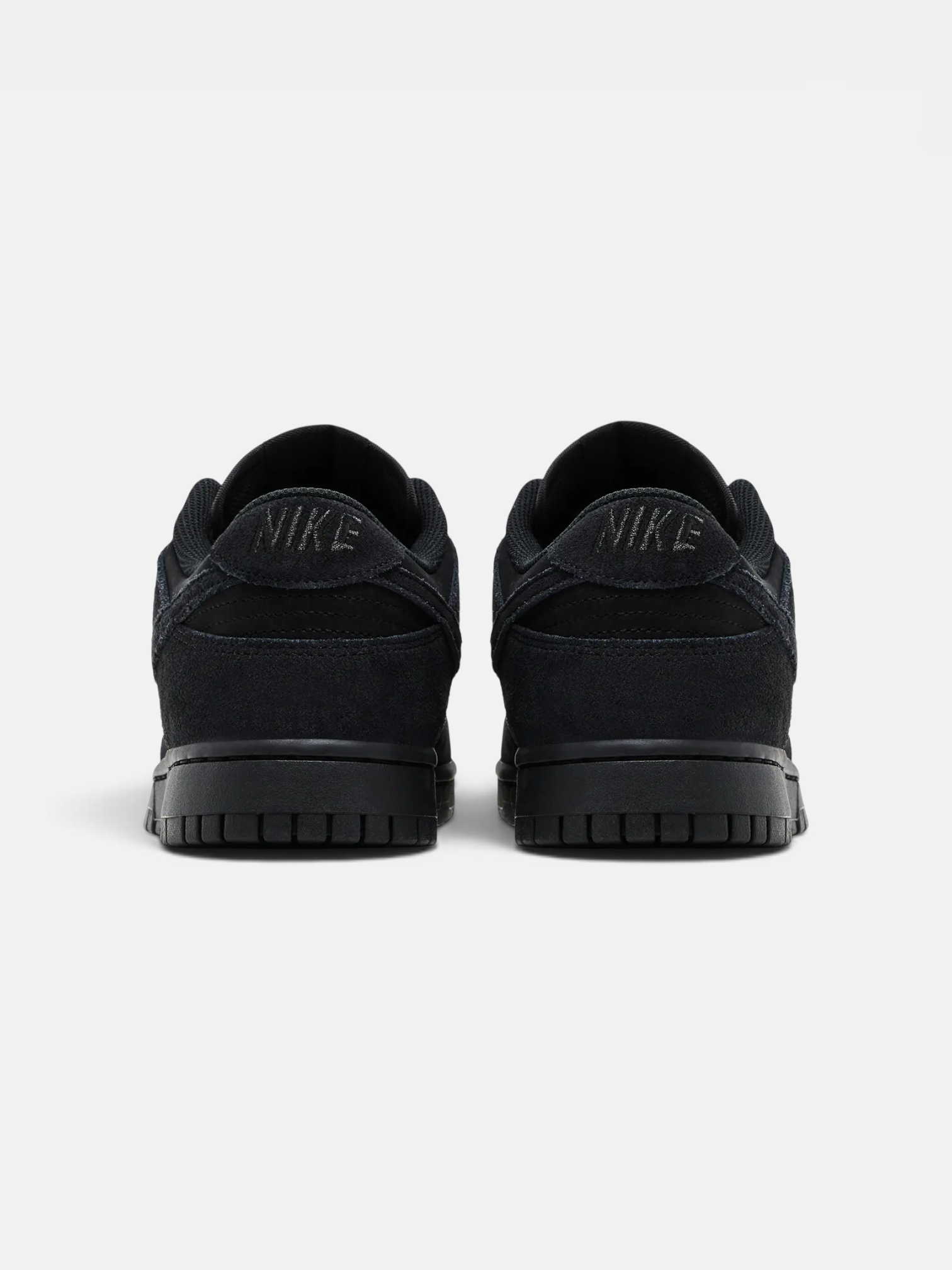 Nike Nike Dunk Low Triple Black – back view in premium quality with AA+ craftsmanship