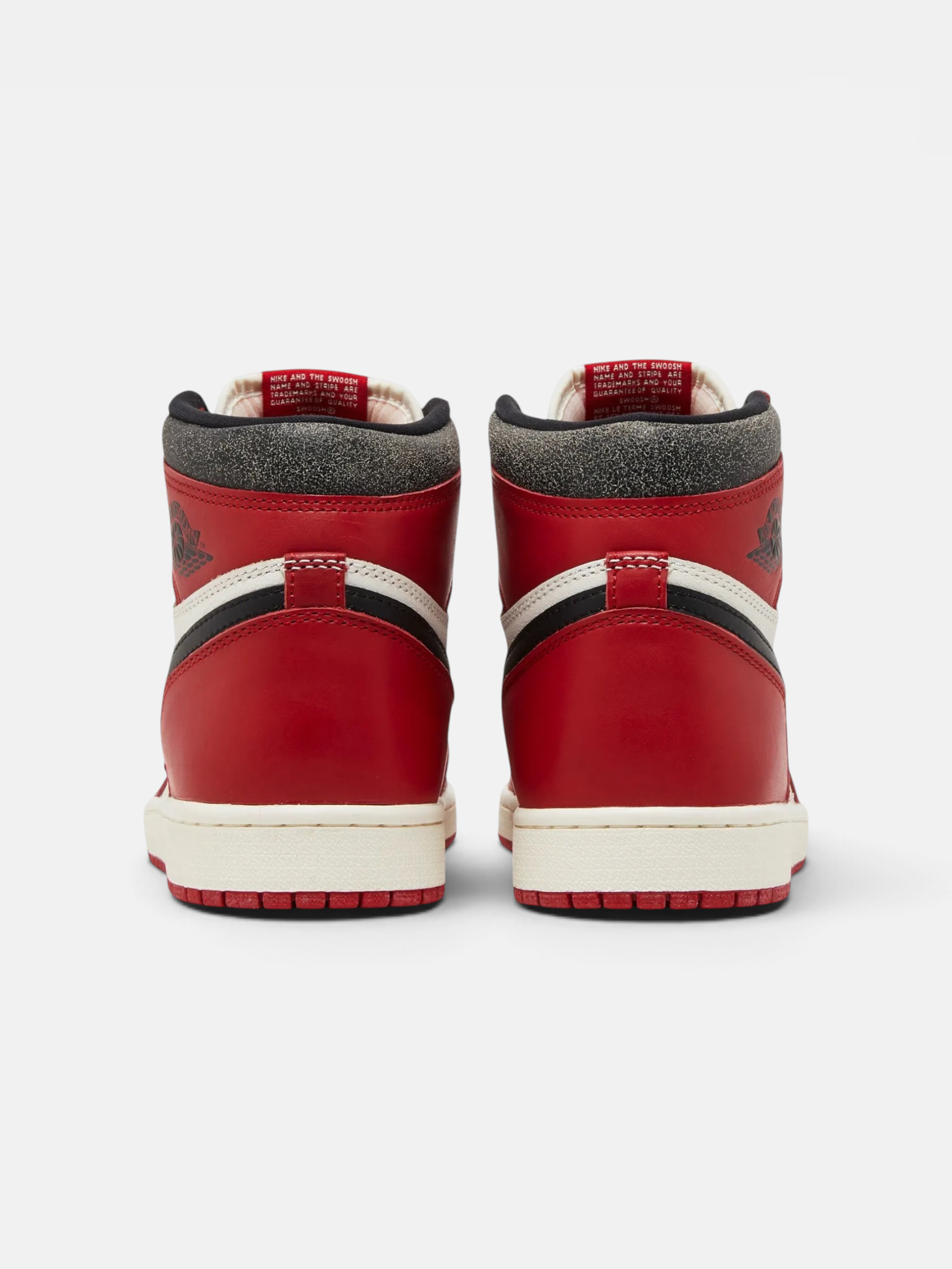 Jordan Jordan 1 Retro High OG Chicago Lost and Found – back view in premium quality with AA+ craftsmanship