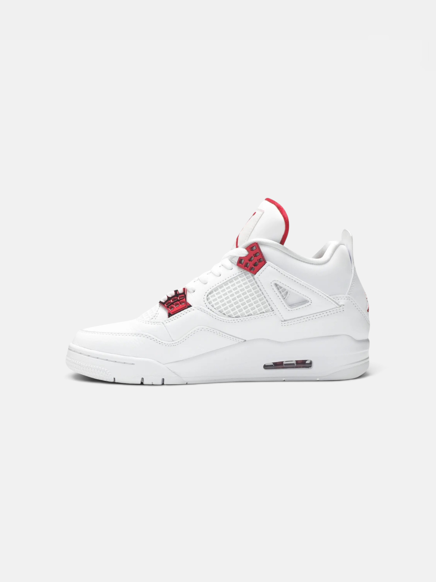 Jordan Jordan 4 Retro Metallic Red – side profile view in premium quality with AA+ craftsmanship