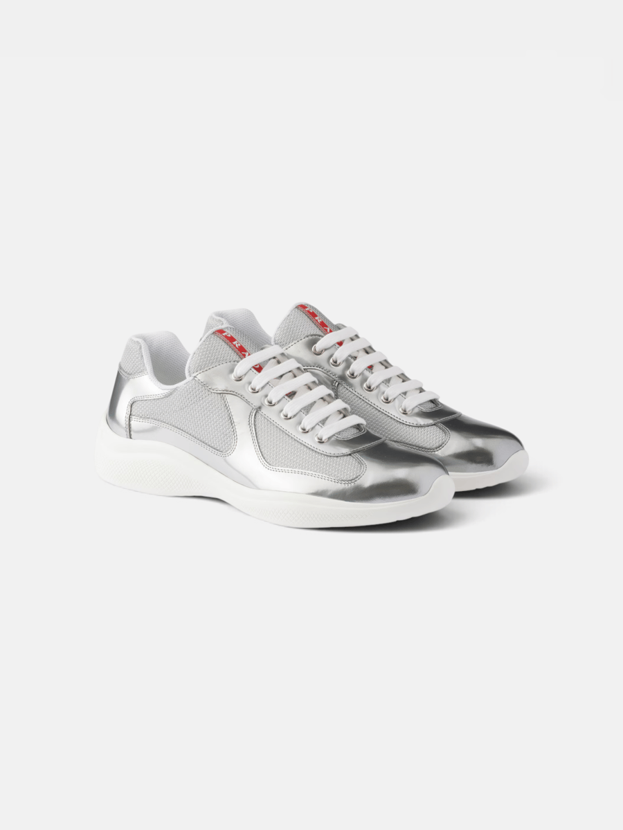 Prada Cups Sneaker Silver - Preview