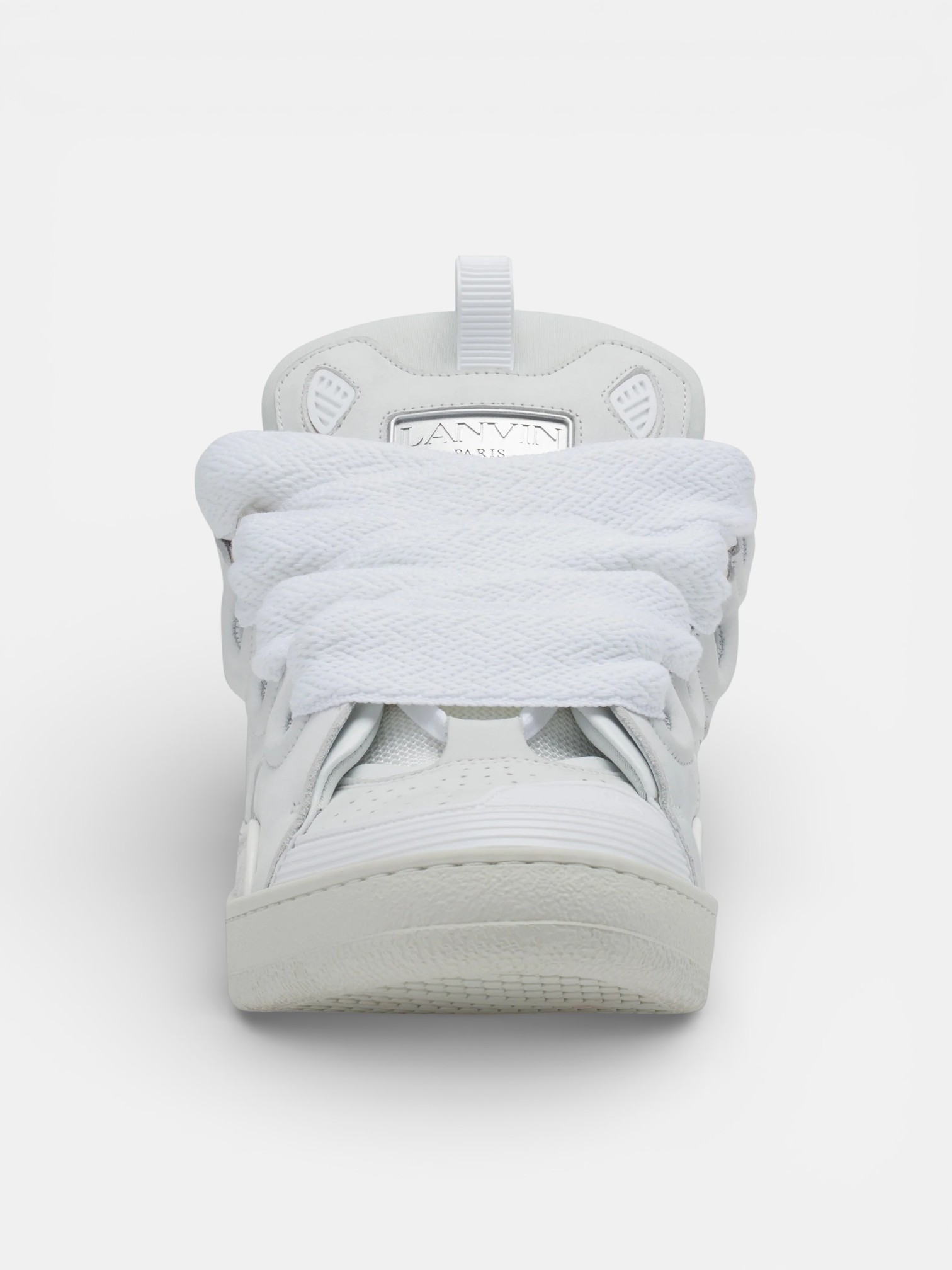 Lanvin Lanvin Curb Sneaker White – detail view in premium quality with AA+ craftsmanship