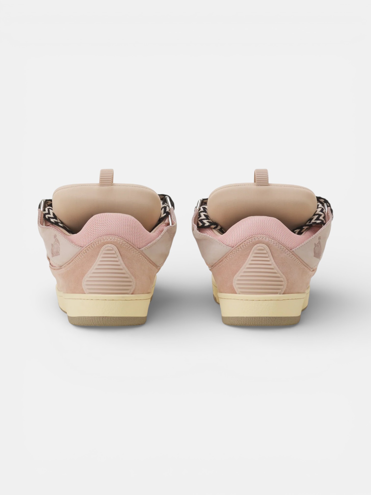 Lanvin Lanvin Curb Sneaker Pale Pink – close-up detail view in premium quality with AA+ craftsmanship