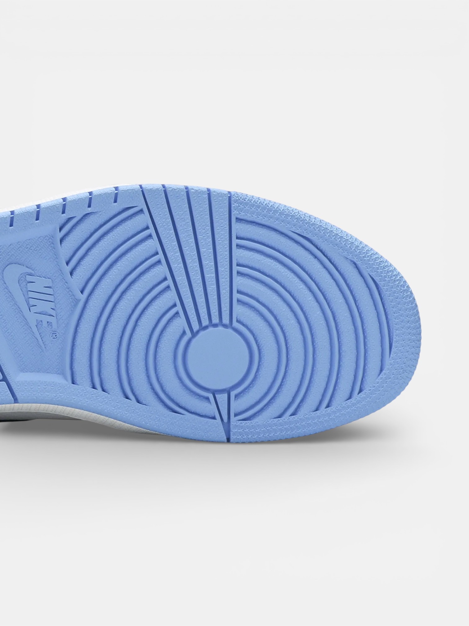 Jordan Jordan 1 Retro University Blue – detail view in premium quality with AA+ craftsmanship